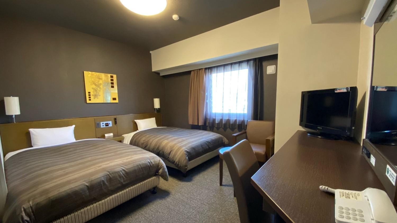 Standard, Twin Beds, City View