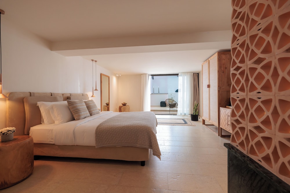 جناح عائلي بسريرين كوين بغرفتي نوم بمسبح خاص، ASTY Mykonos Hotel and Spa 2/4