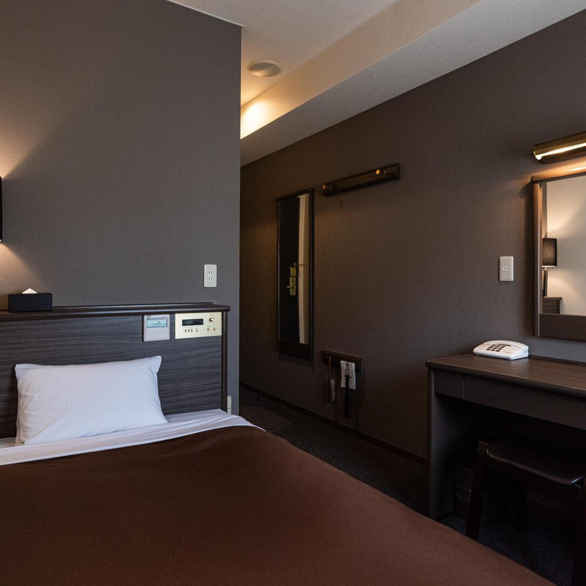 غرفة بسرير نصف مزدوج للمدخنين، Hotel Etwas Tenjin 3/6