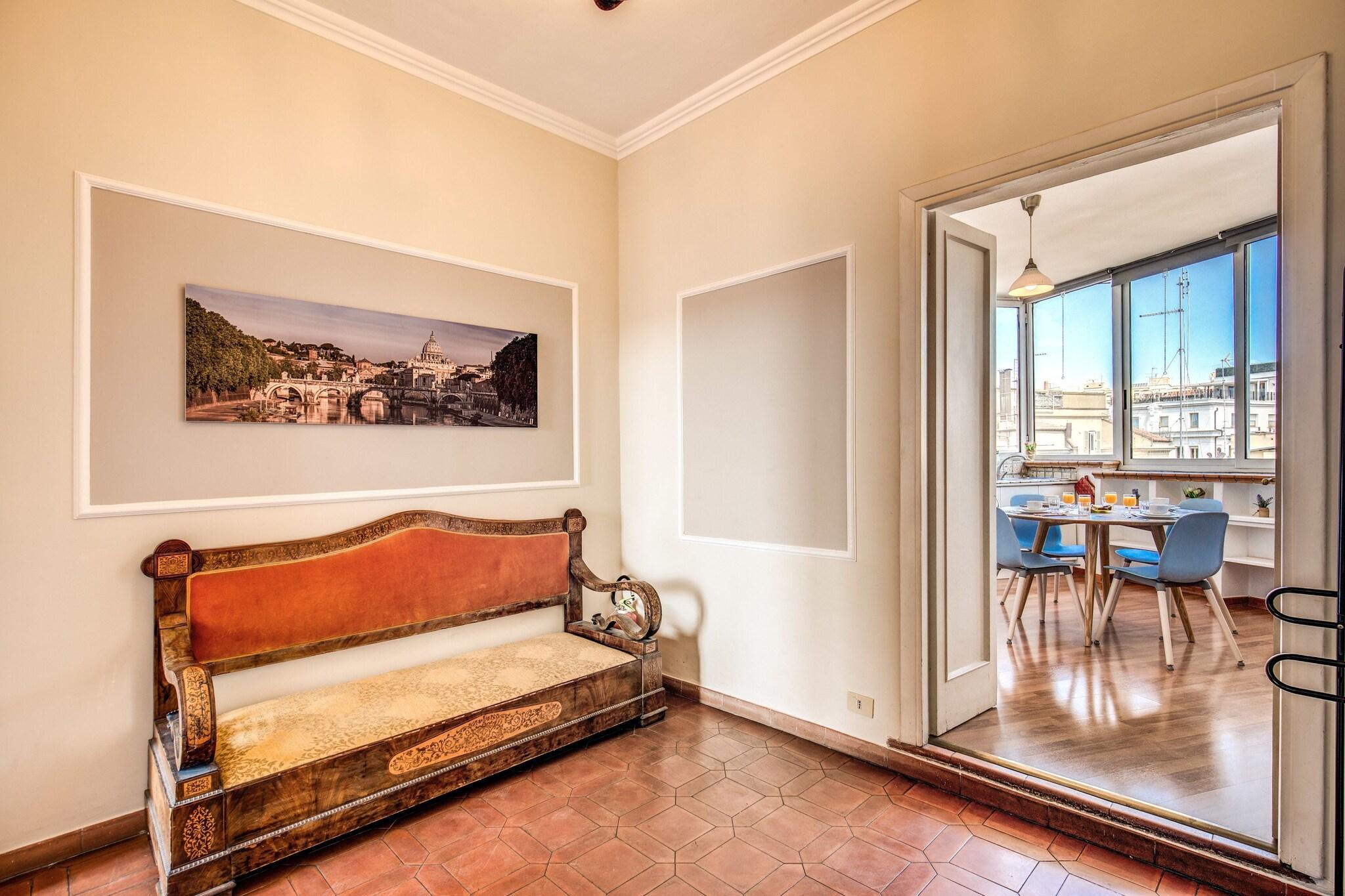2 Bedrooms, Attico, Apartment, 2 Double and Twin Beds, Sofa، Tritone Top House 3/9
