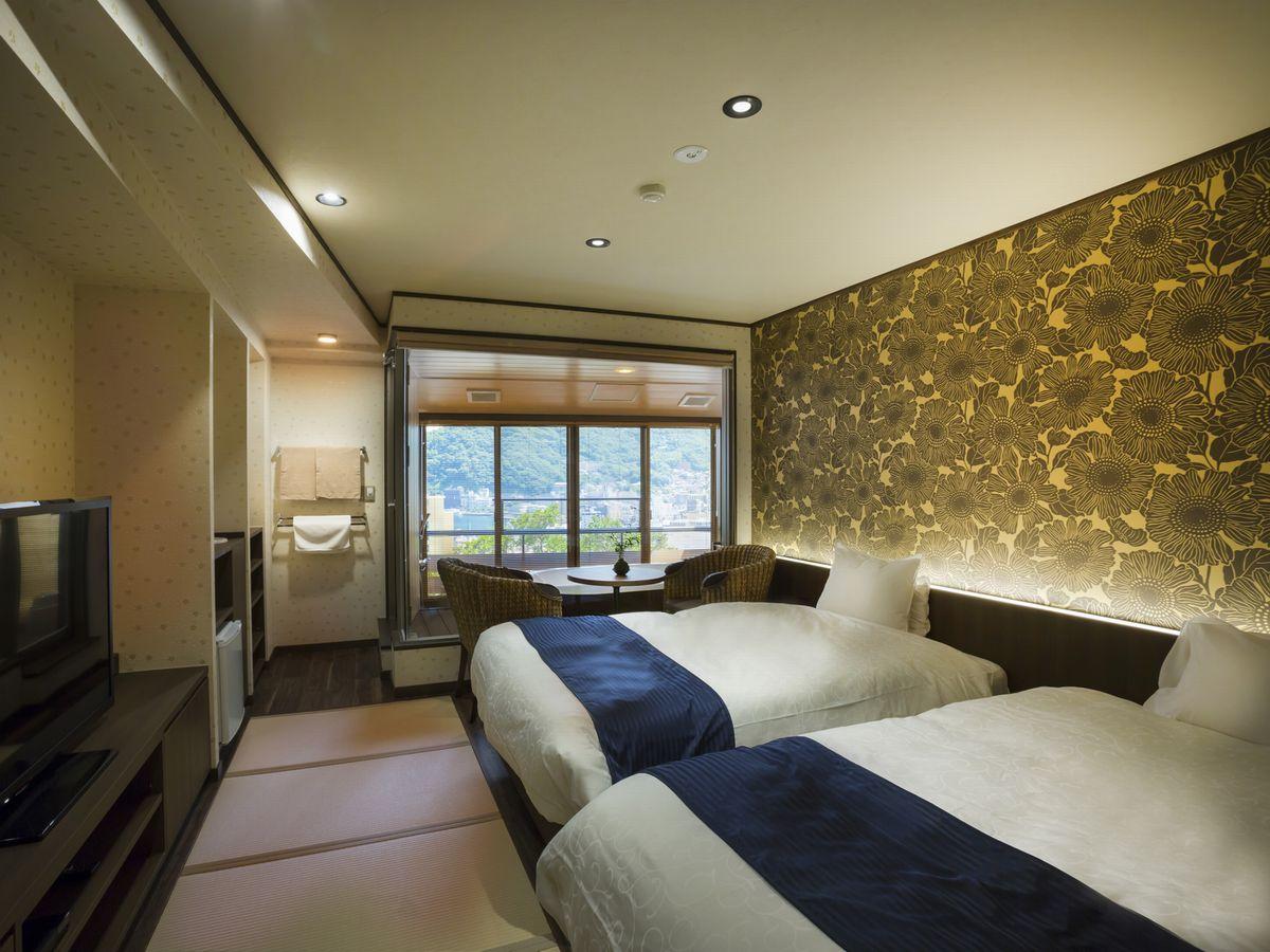 Premium, Twin Beds, Private Hot Spring Bath