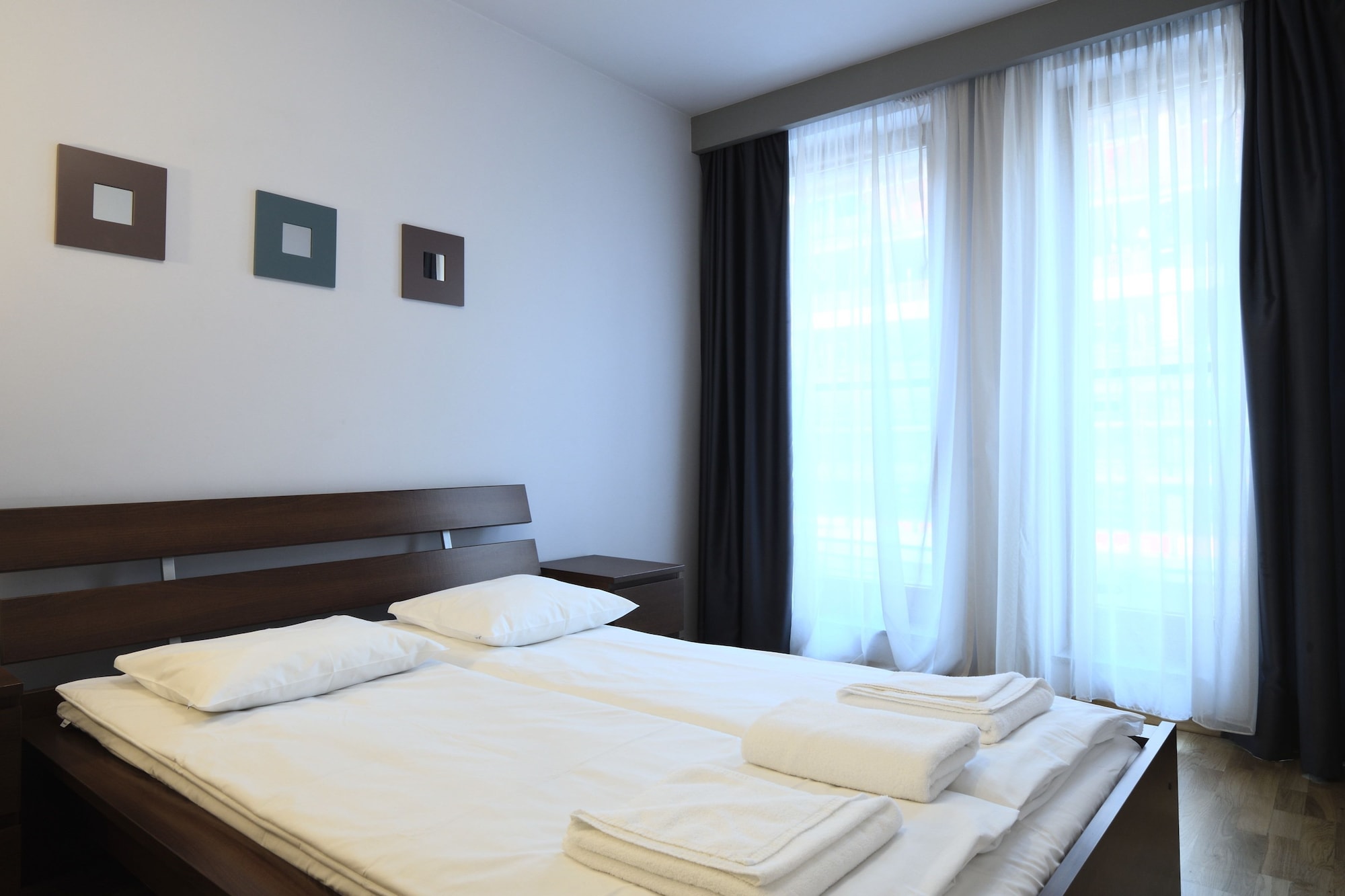 شقة بسرير كوين بغرفة نوم واحدة مع أريكة، Turnau City Aparthotel 6/10