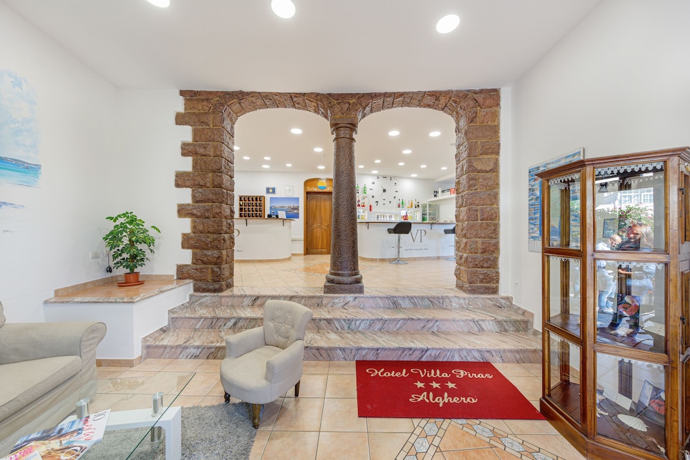 Lobby at Hotel Villa Piras, ALGHERO