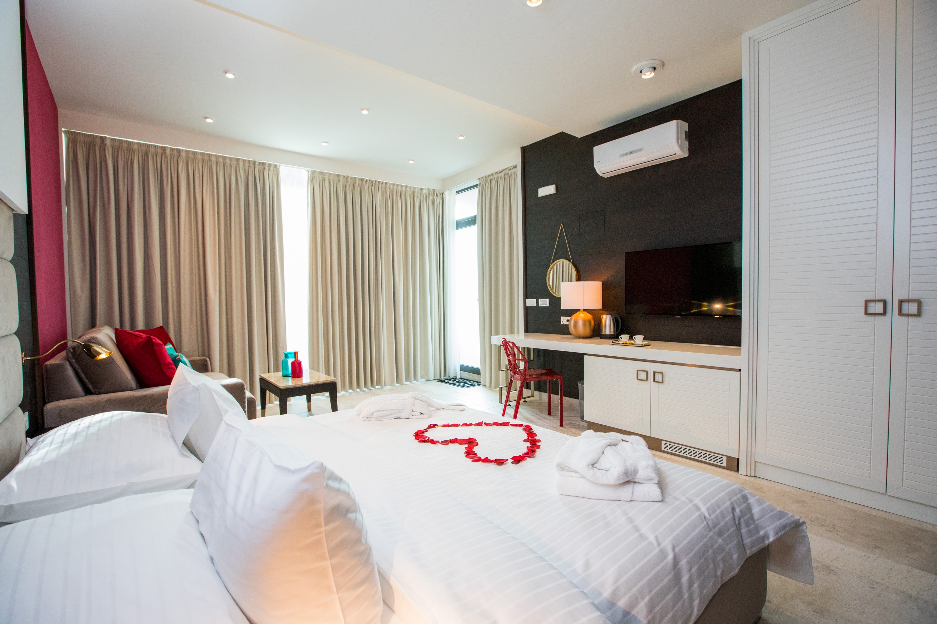 Ruby, Superior, Double Bed, Patio