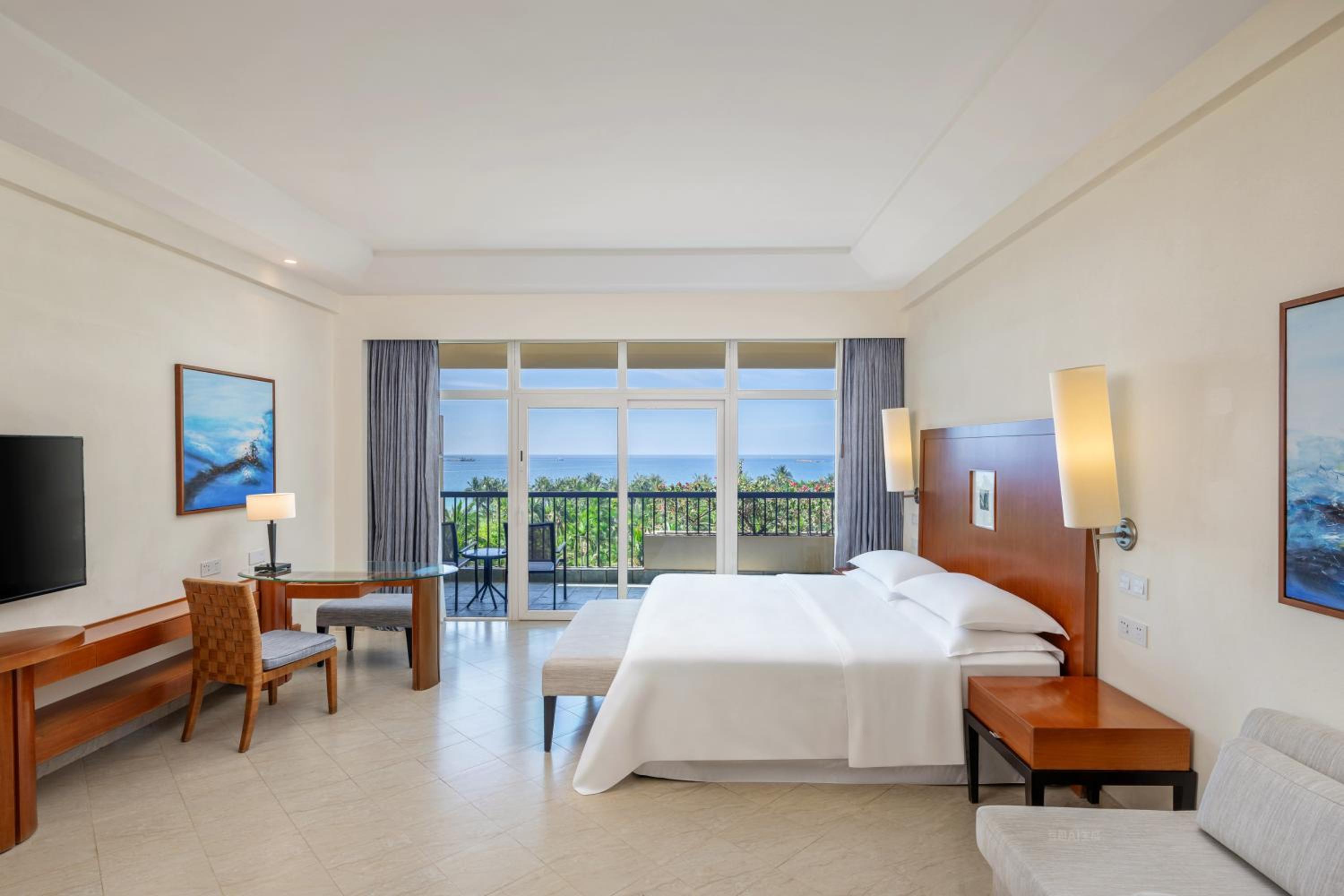 Guest Room, Deluxe, King Bed, Ocean Front، Sheraton Sanya Resort 2/4