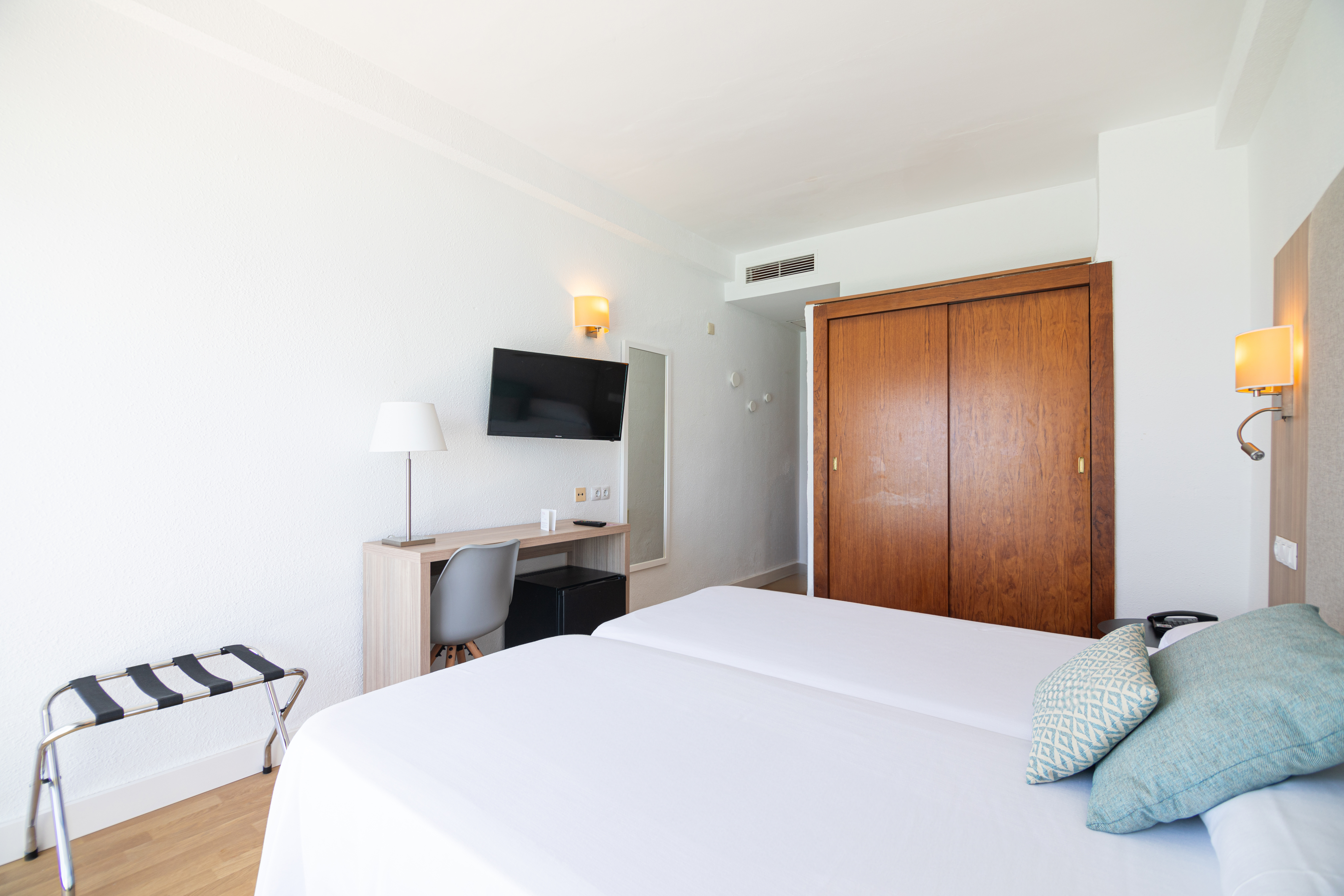 Room, Single, Double Bed, Balcony