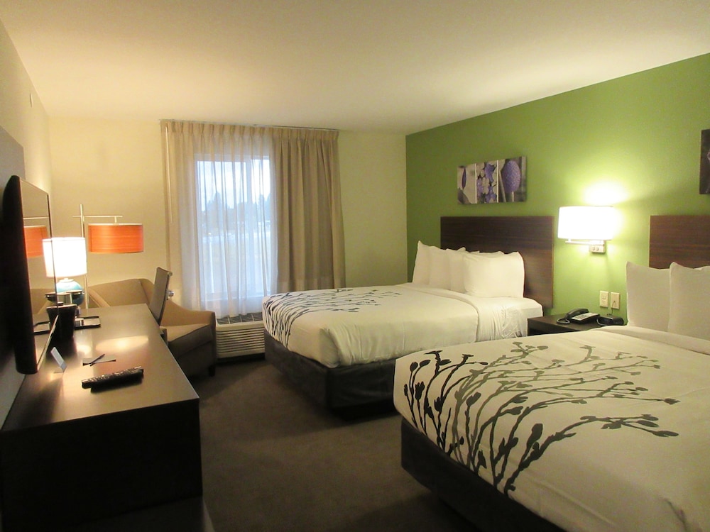 غرفة قياسية بسريرين كوين، Sleep Inn Spokane Airport 2/2