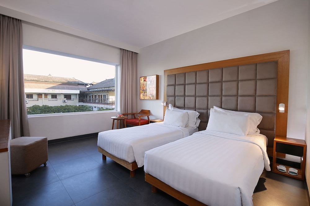 غرفة ديلوكس بسرير مزدوج أو سريرين منفصلين، THE 1O1 Bali Fontana Seminyak 5/10