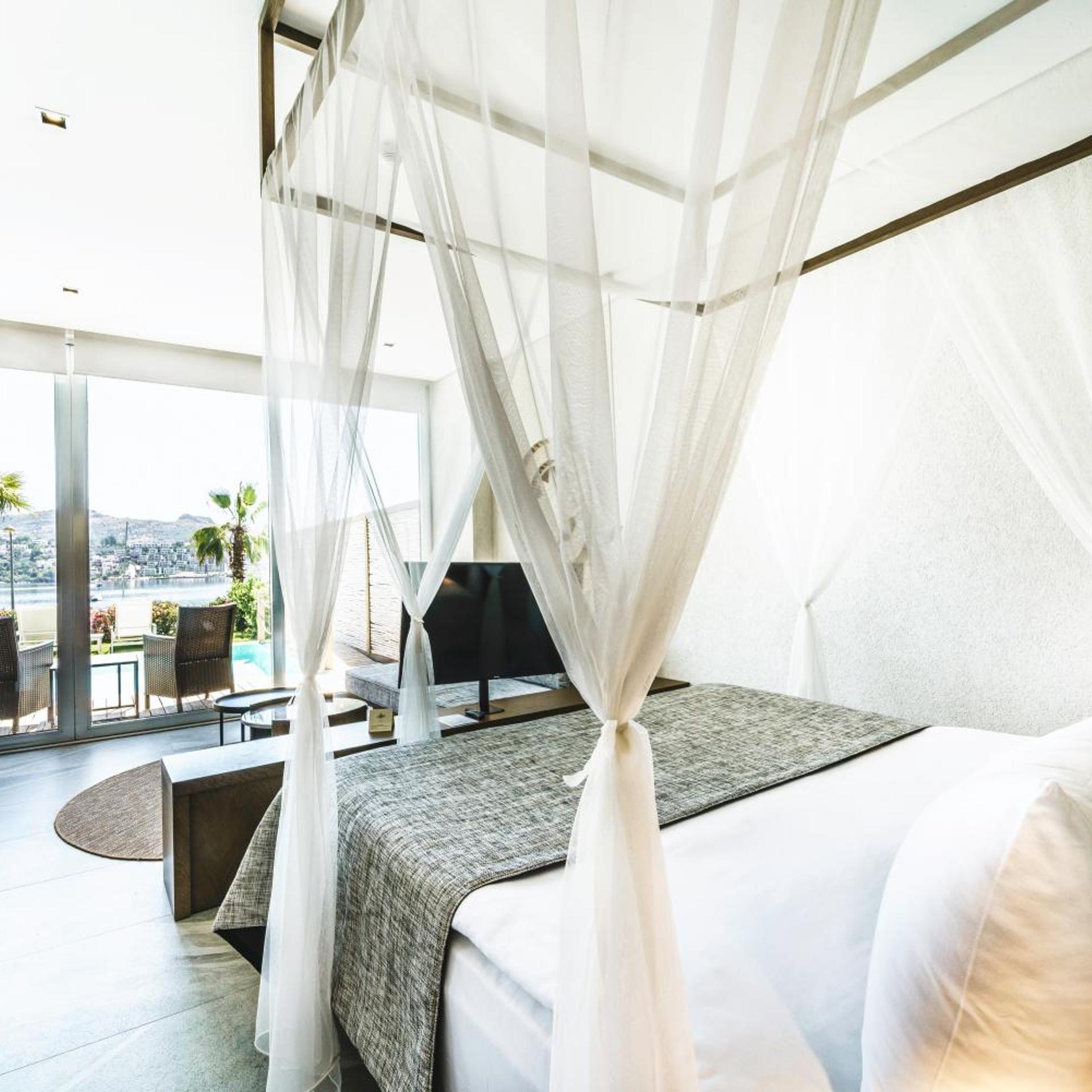 جناح حصري بغرفتي نوم بمسبح خاص، Cape Bodrum Luxury Hotel Beach 2/5