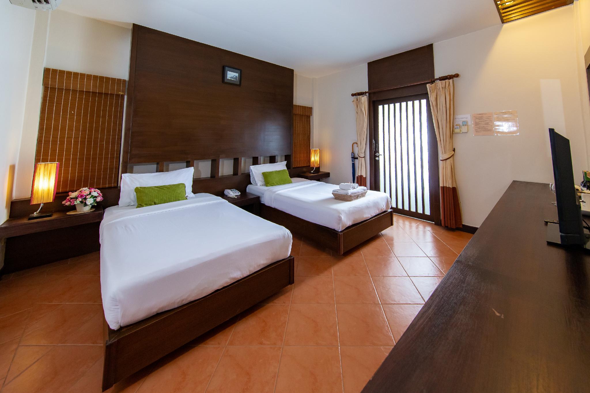 Villa, Twin Beds, Garden View