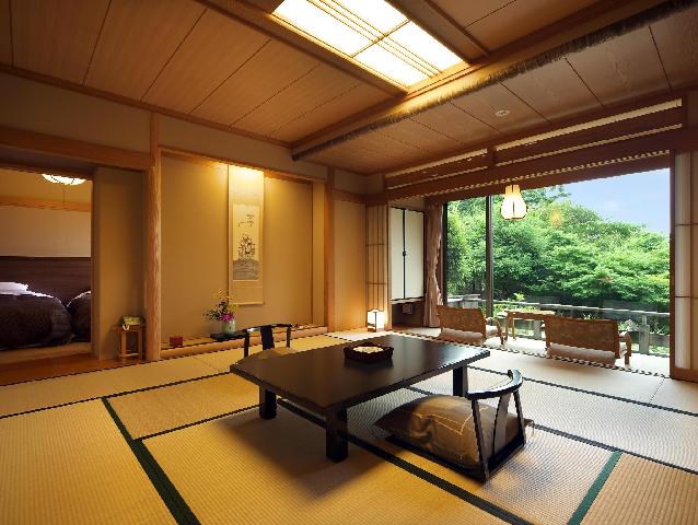 Japanese, Garden, Suite, Outdoor Bath