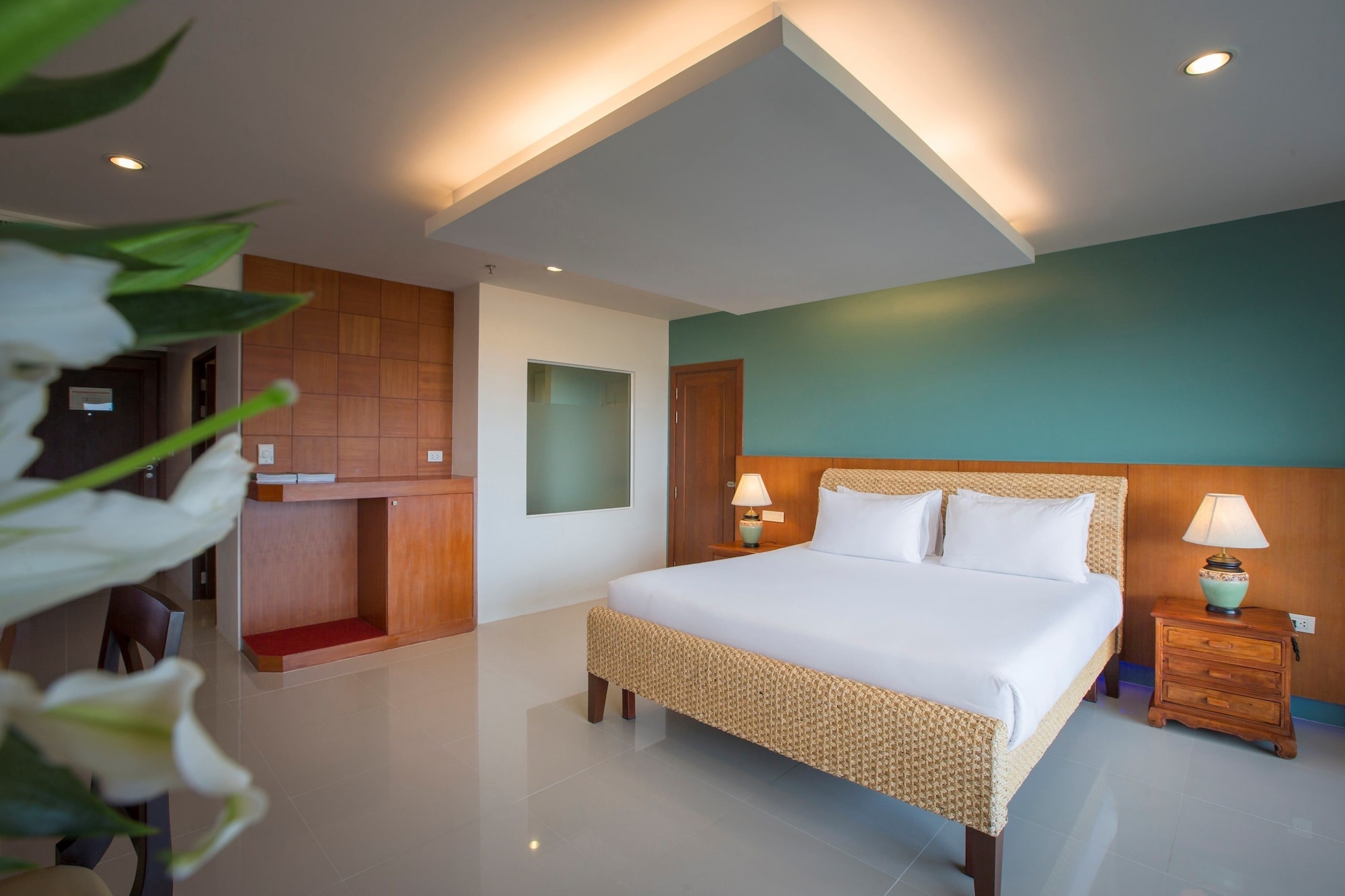 غرفة غراند بسريرين كوين بإطلالة على الحديقة، Chanalai Flora Resort 4/7
