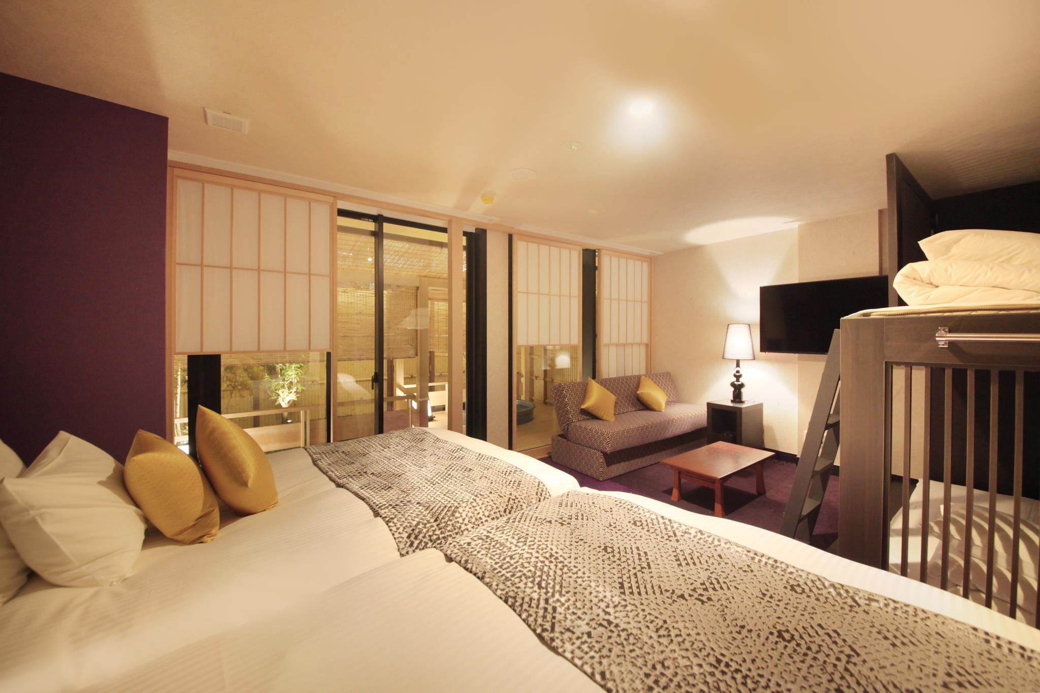 Japanese, Family, 2 Double Beds, Bunk Bed, Outdoor Bath, Annex