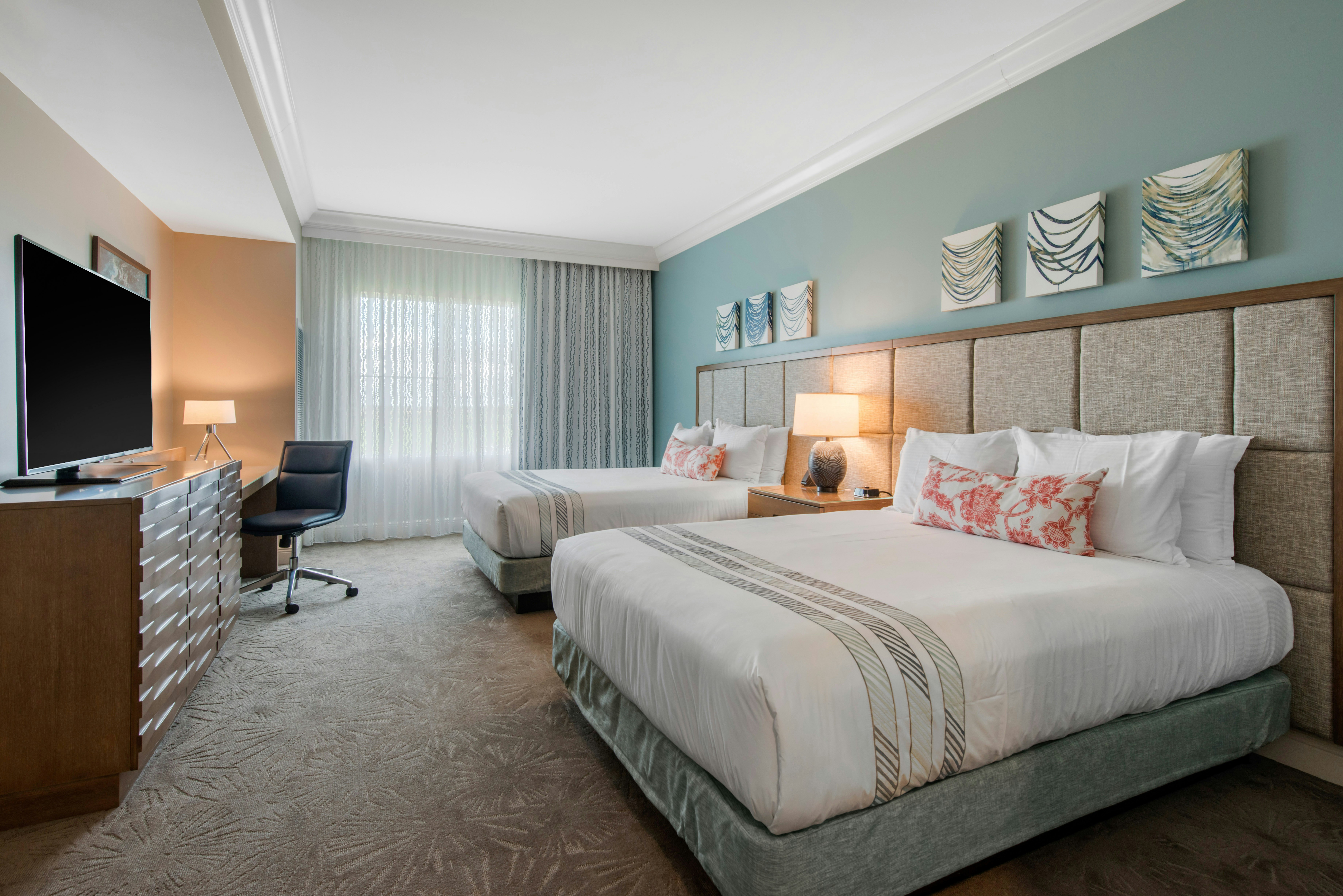 Sunset, Lodge, Studio, Suite, 2 Queen Beds