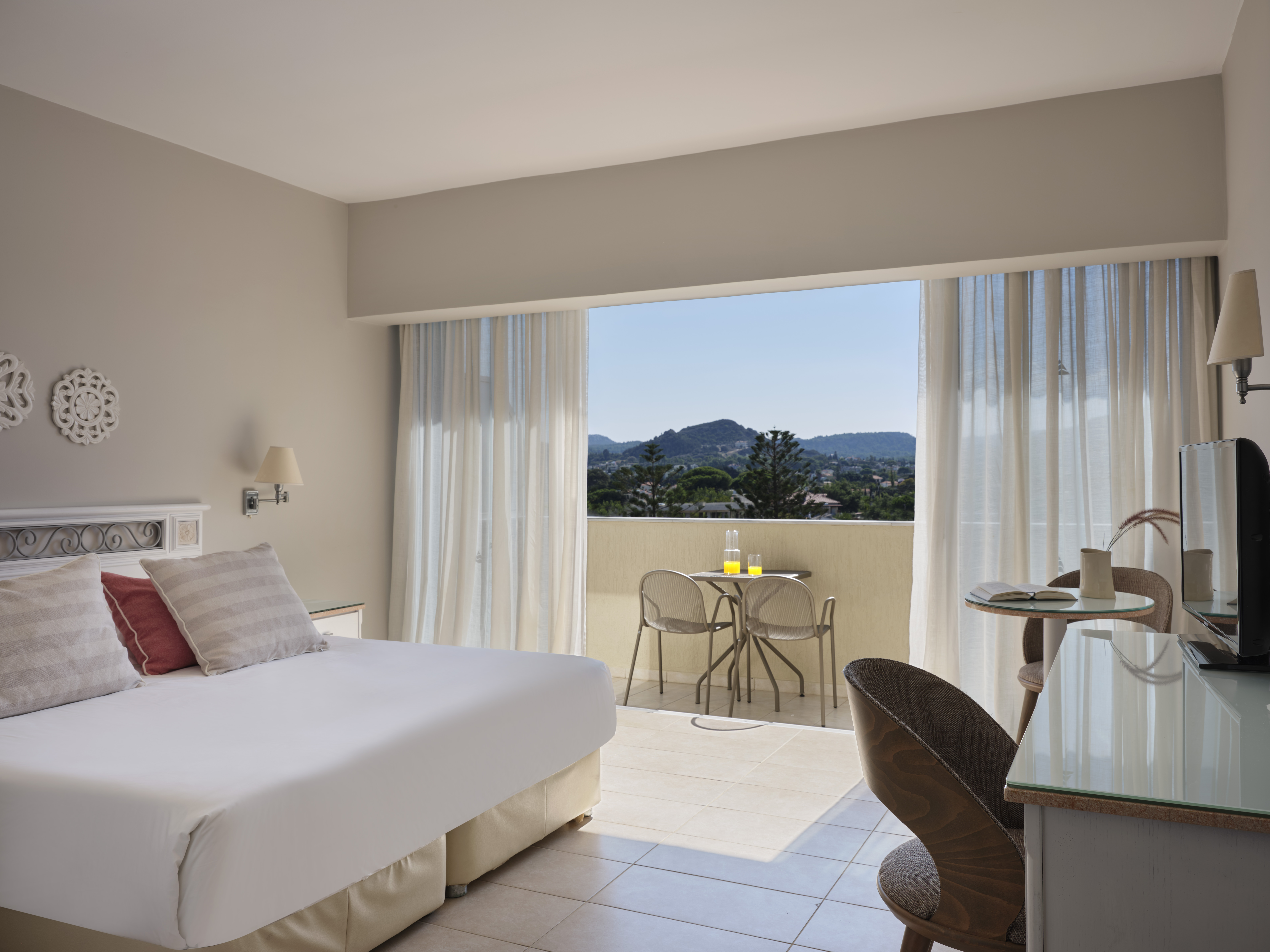 Room, Double or Twin Bed, Land View