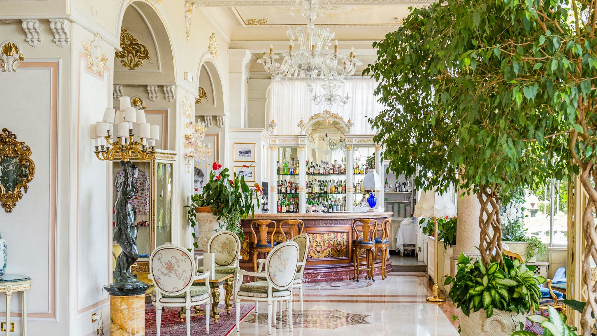 Lobby at Grand Hotel Des Iles Borromees and Spa, STRESA