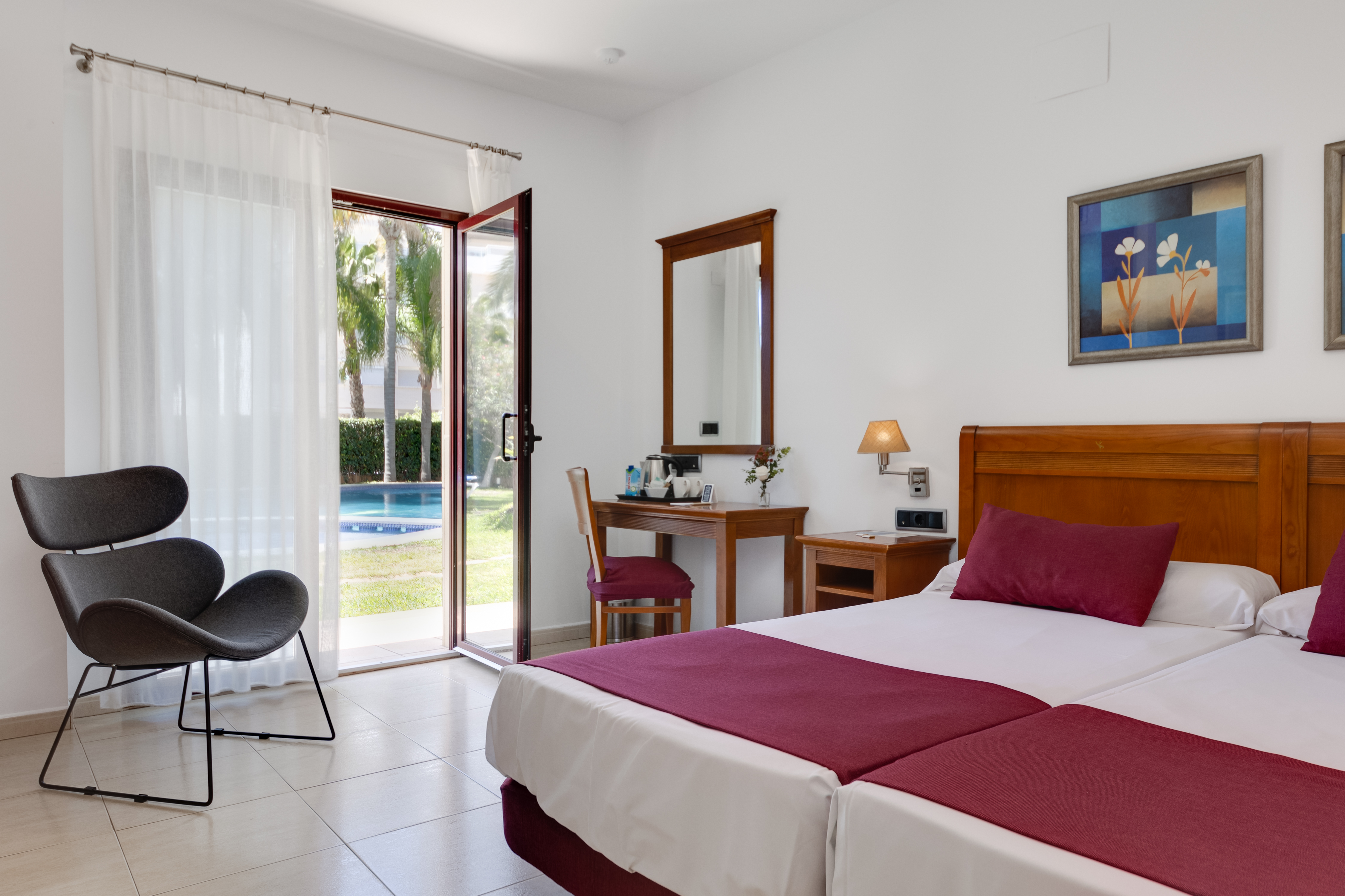 Room, Double Bed, Pool Access