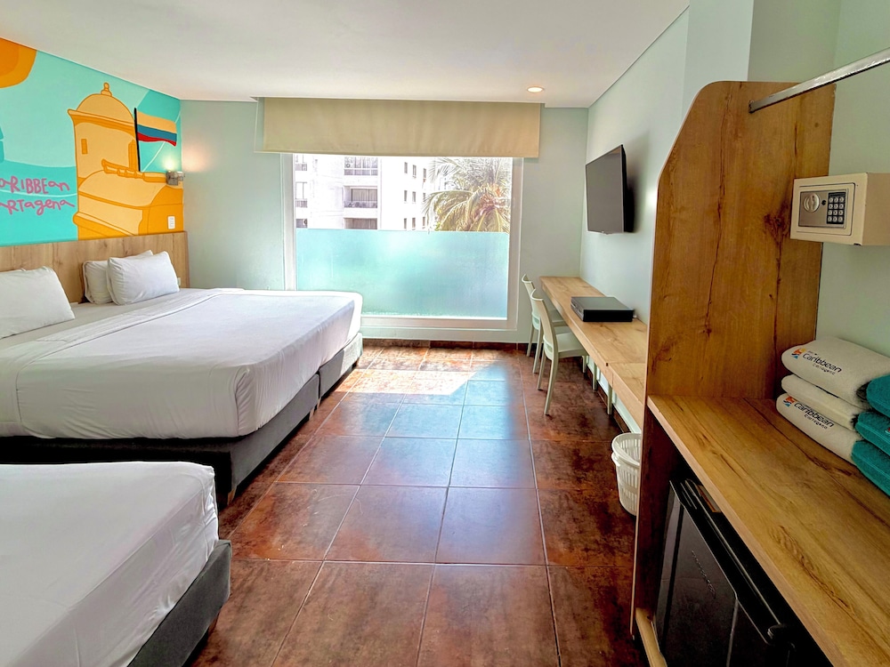 غرفة قياسية ثلاثية بإطلالة على المدينة، Hotel Caribbean Cartagena 2/9