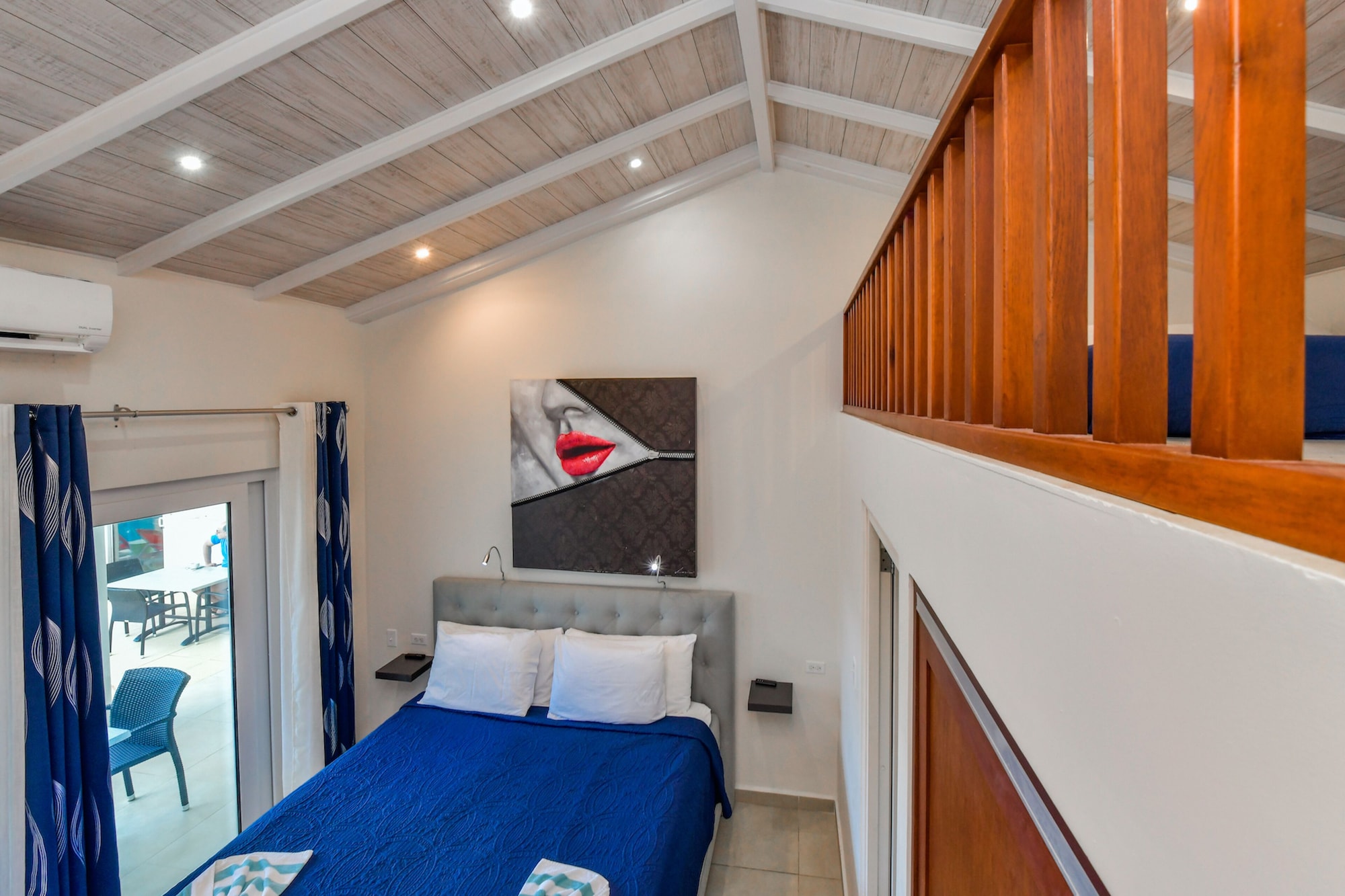 Loft, Suite, 1 King and 1 Single Beds, Pool Side