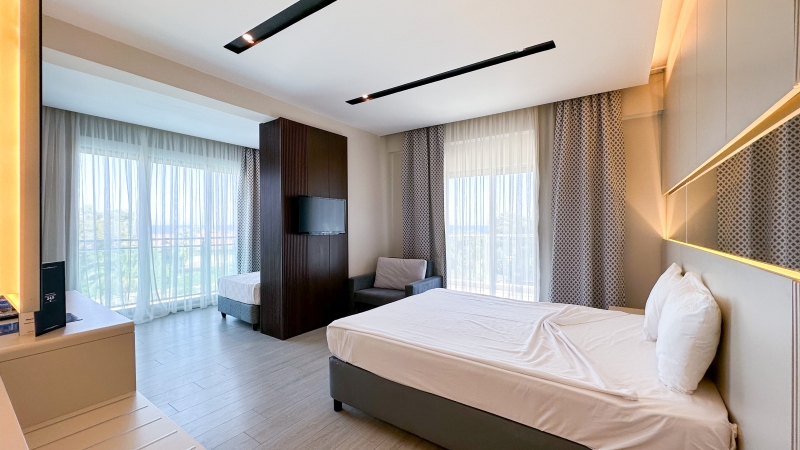 غرفة عائلية بغرفة نوم واحدة