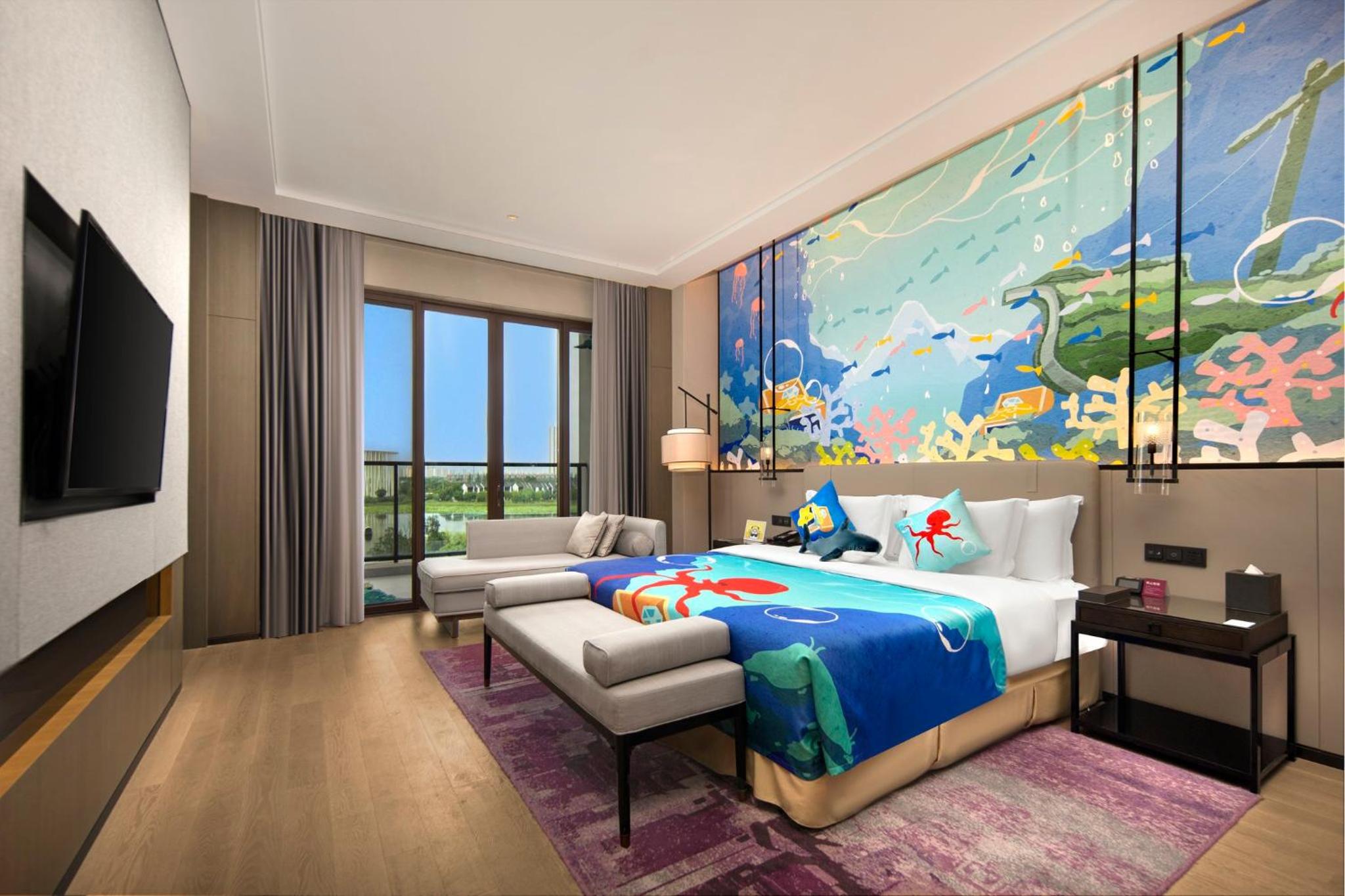 Theme, Ocean, Dream, King Bed