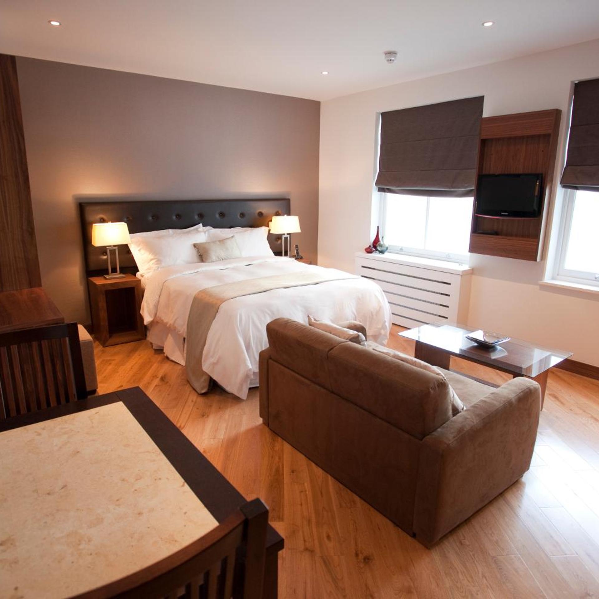 استوديو تنفيذي بسرير مزدوج، Presidential Apartments - Kensington 4/10