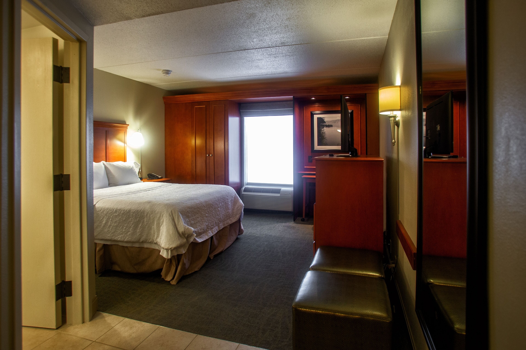 غرفة بسرير كوين، Hampton Inn Wheeling 6/7