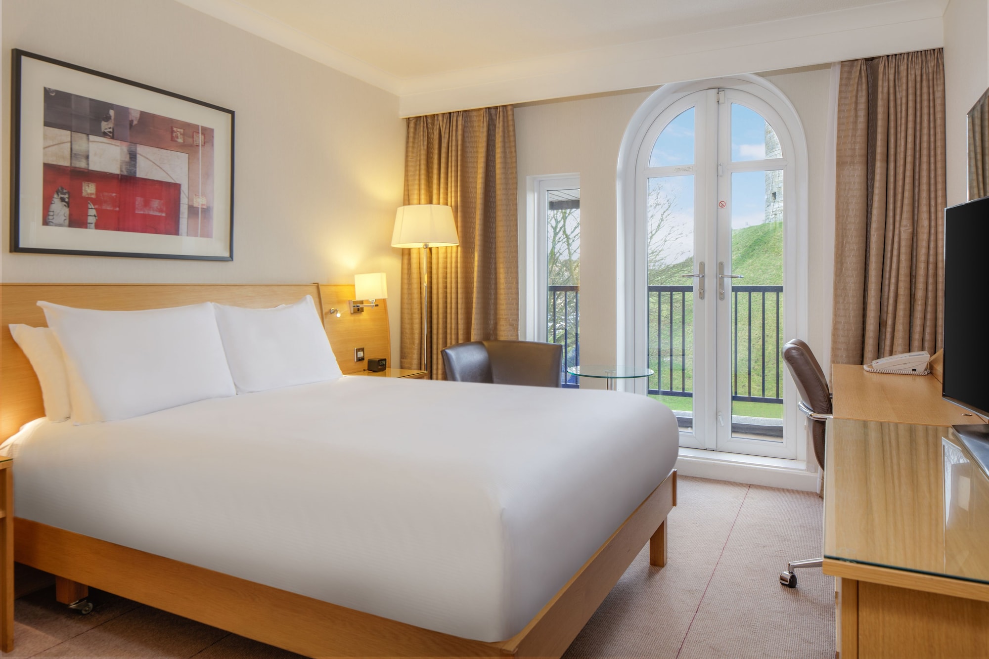 GUEST ROOM, DOUBLE BED, TOWER VIEW, BALCONY