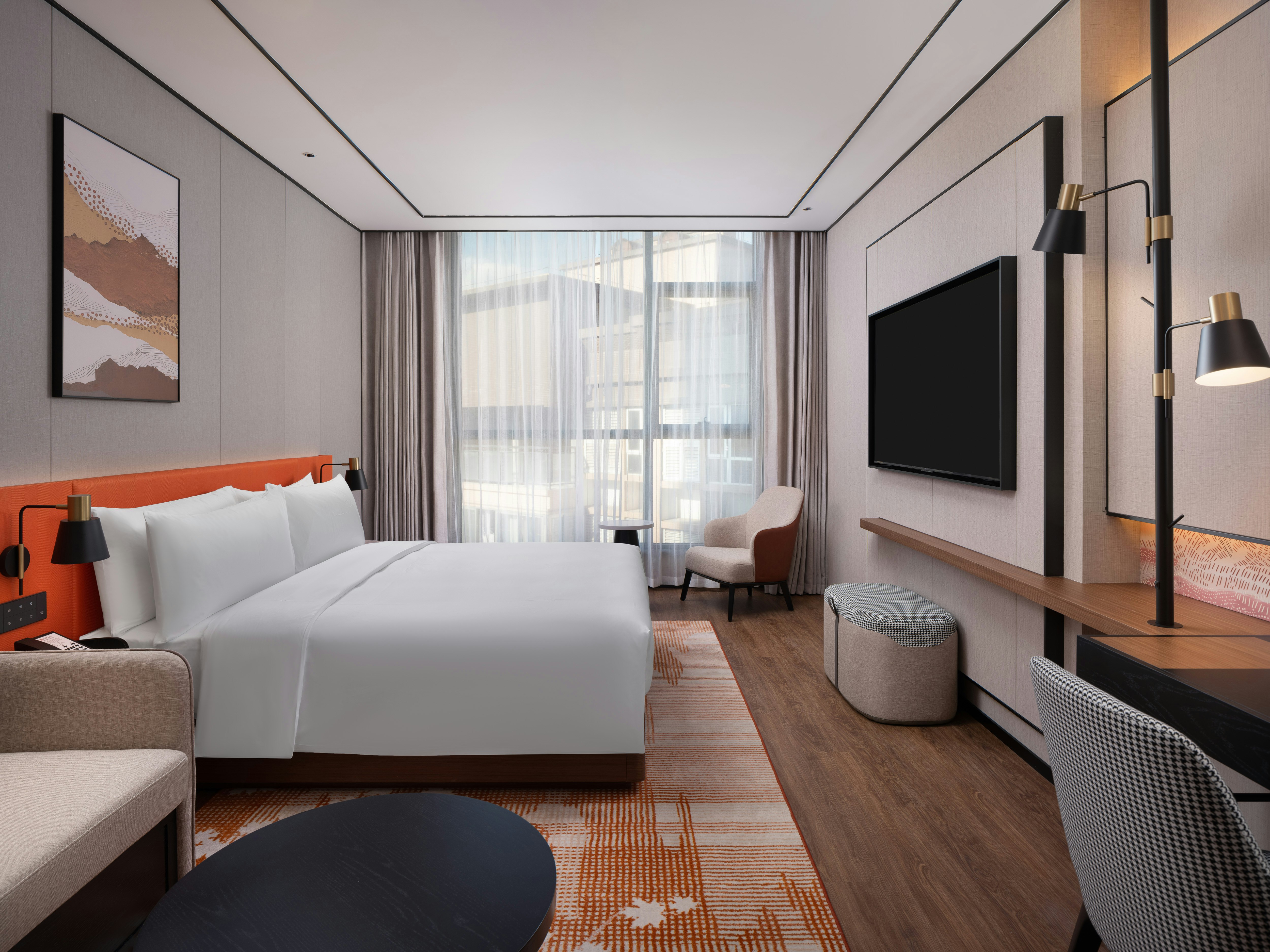 غرفة بسرير كينج، Hilton Garden Inn Bazhong Bazhou 2/4