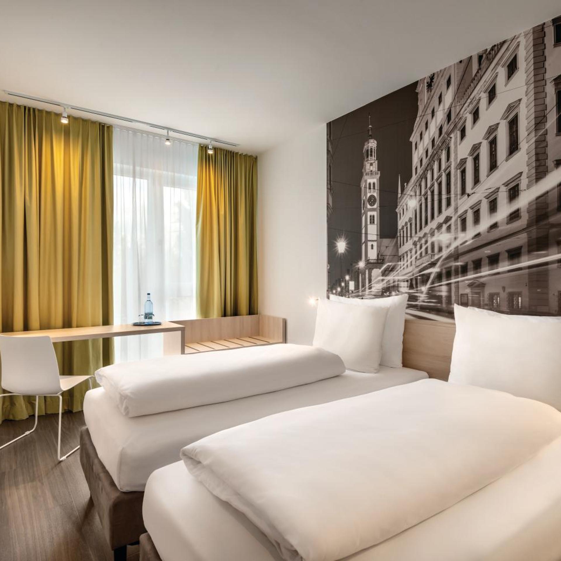 Adjoining, Standard, Double Bed