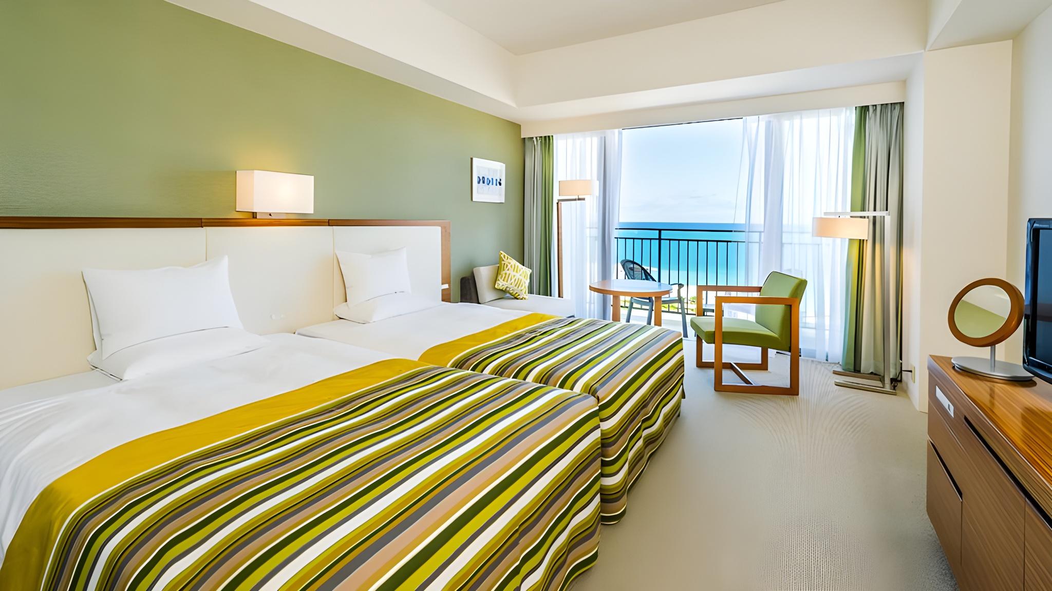 Hollywood, Deluxe, Twin Beds, Ocean View, High Floor