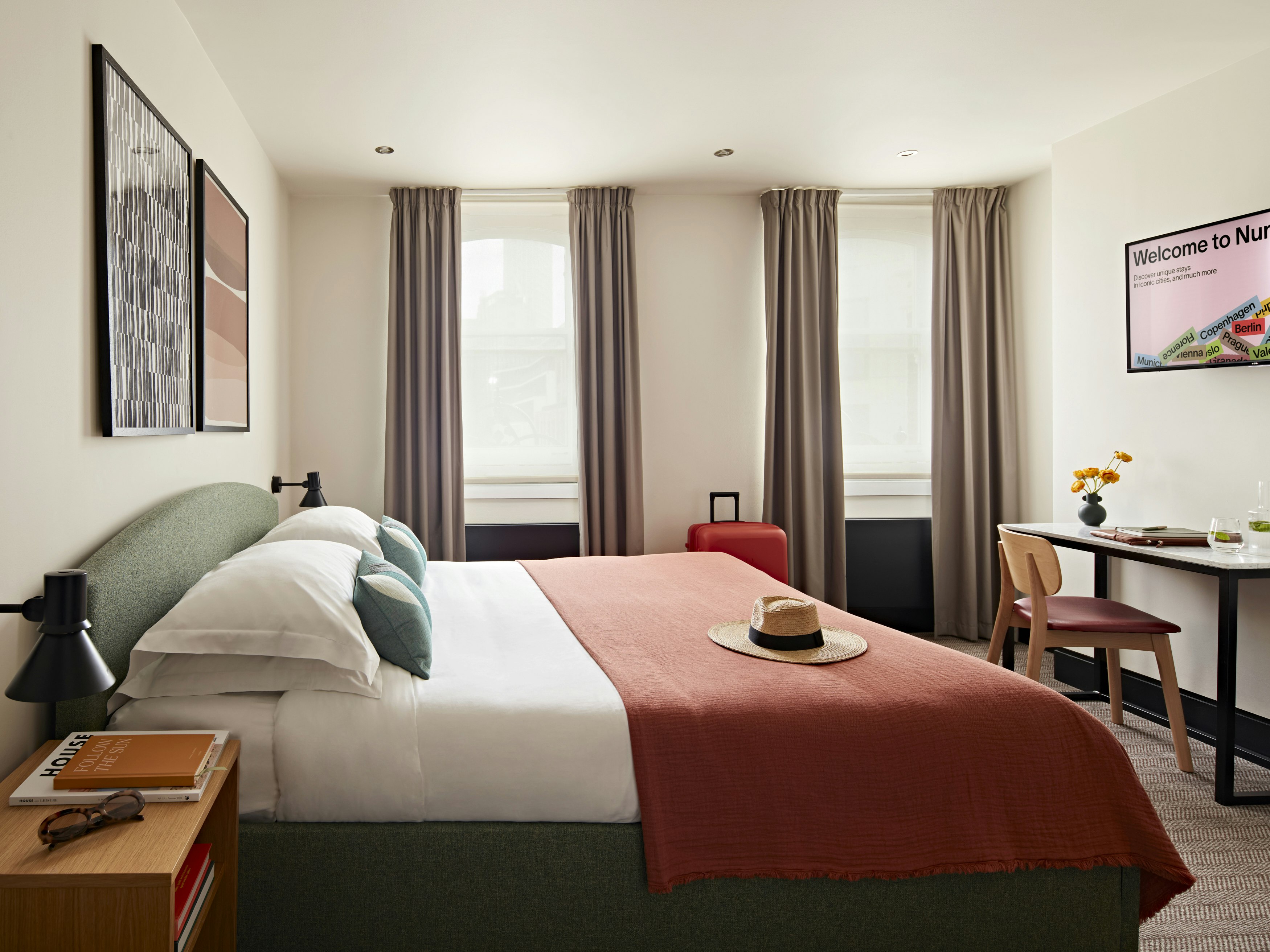 Medium, King Bed