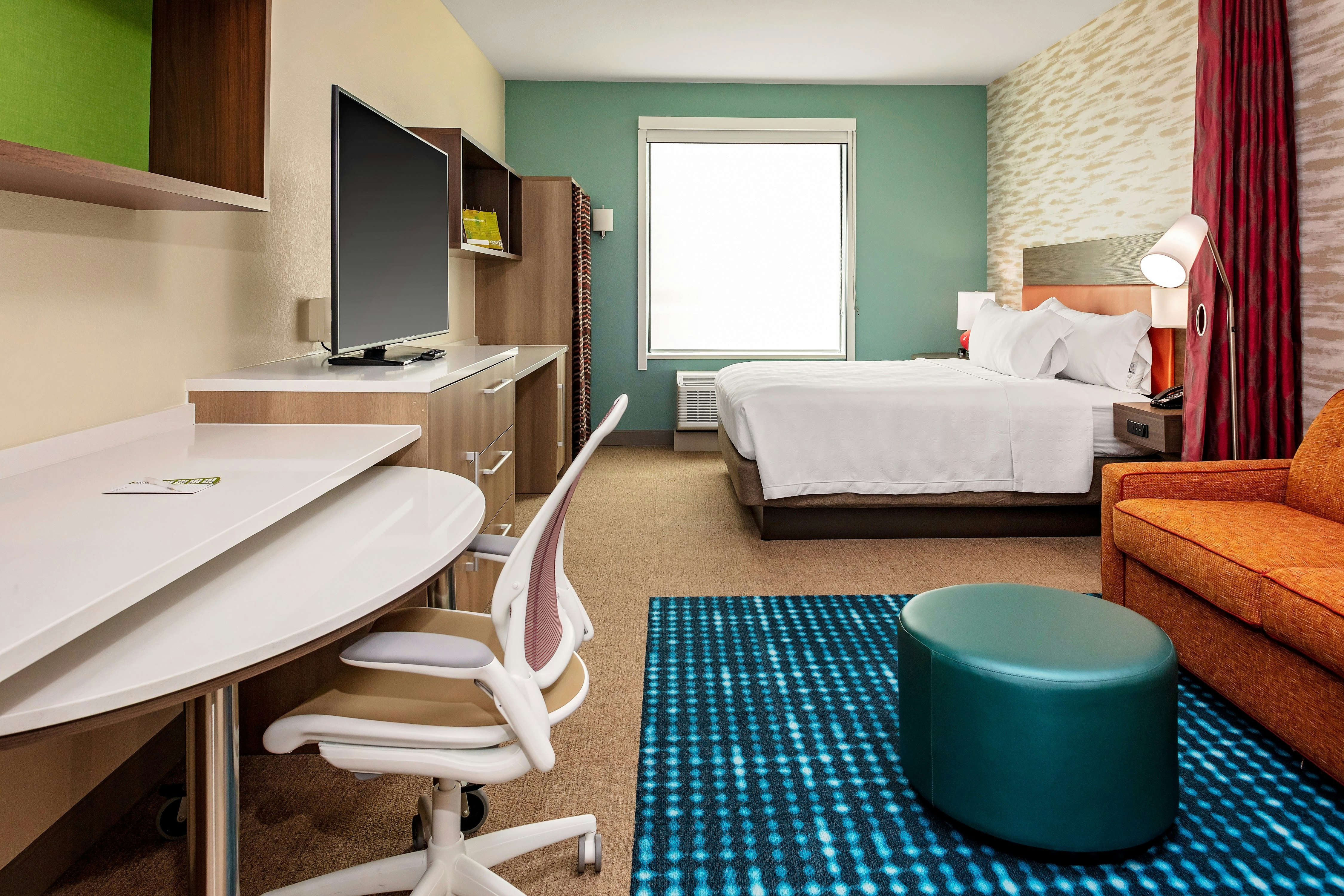 استوديو بسرير كينج مع أريكة، Home2 Suites By Hilton Rosenberg Sugar Land Area 2/2