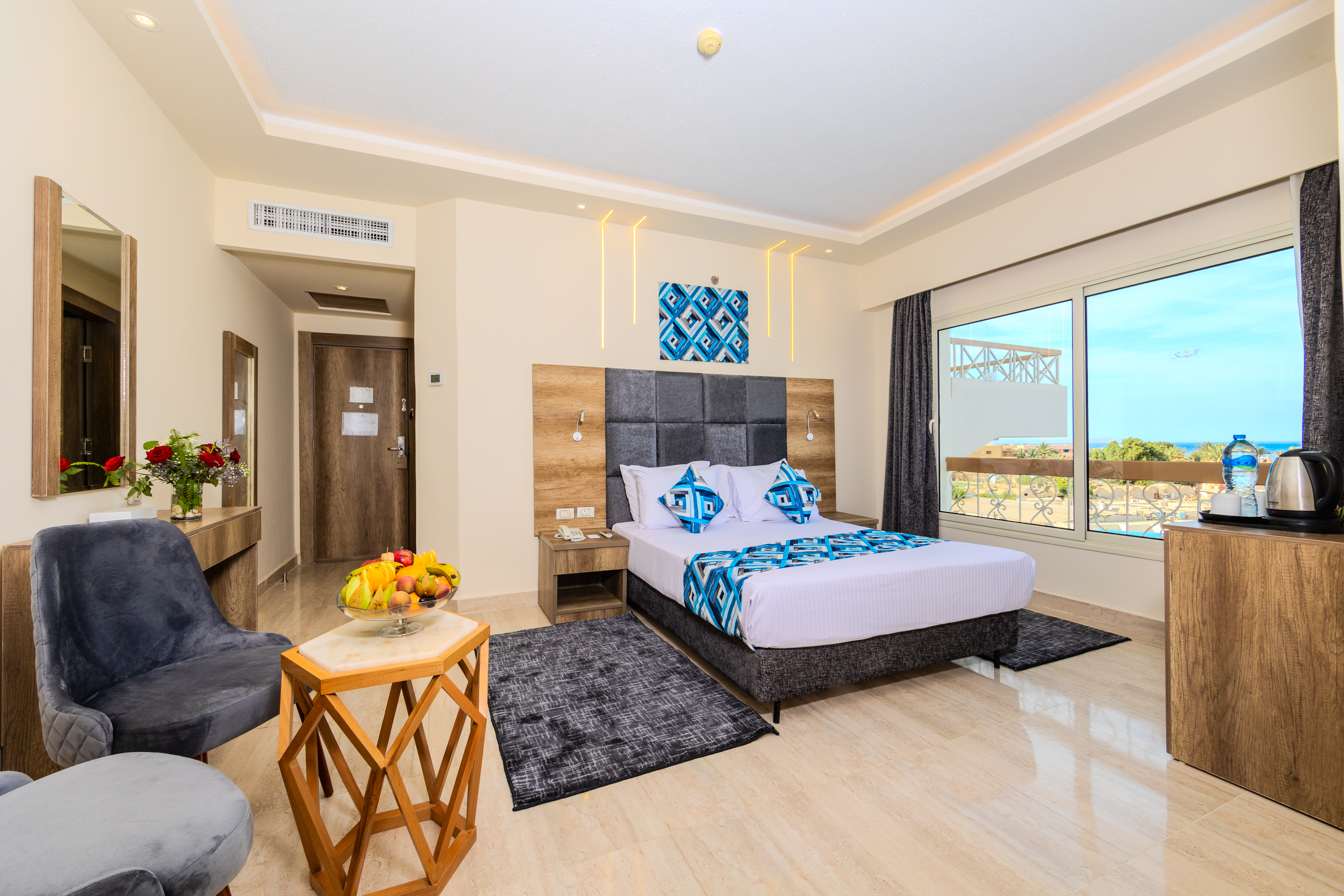 Room, Double Bed, Pool View