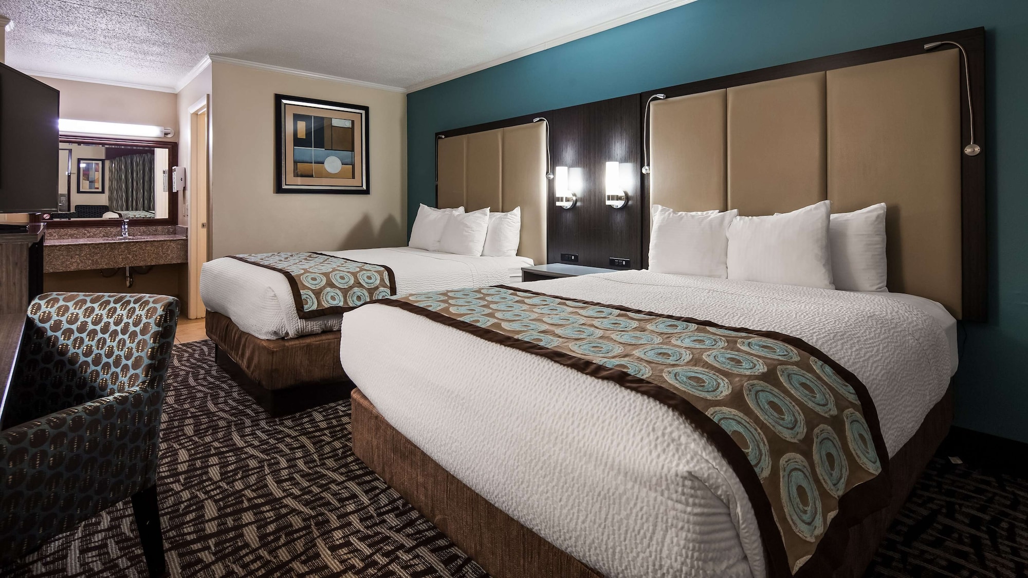 Standard, 2 Queen Beds, Accessible