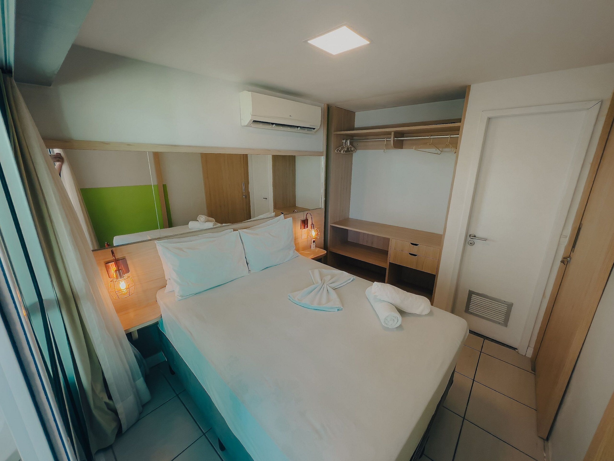 شقة بريميوم بسريرين مزدوجين مع أريكة، Apartamento Na Praia Iracema 100M Do Mar 3/10
