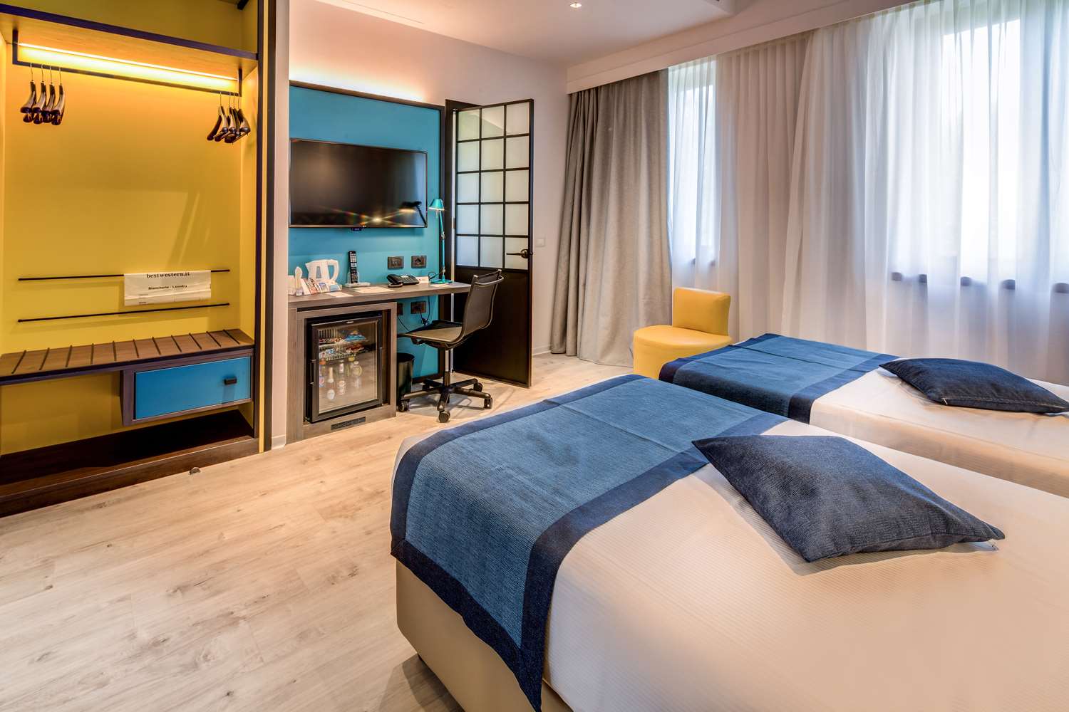غرفة ديلوكس بسريرين منفصلين، Best Western Hotel Cristallo 2/5