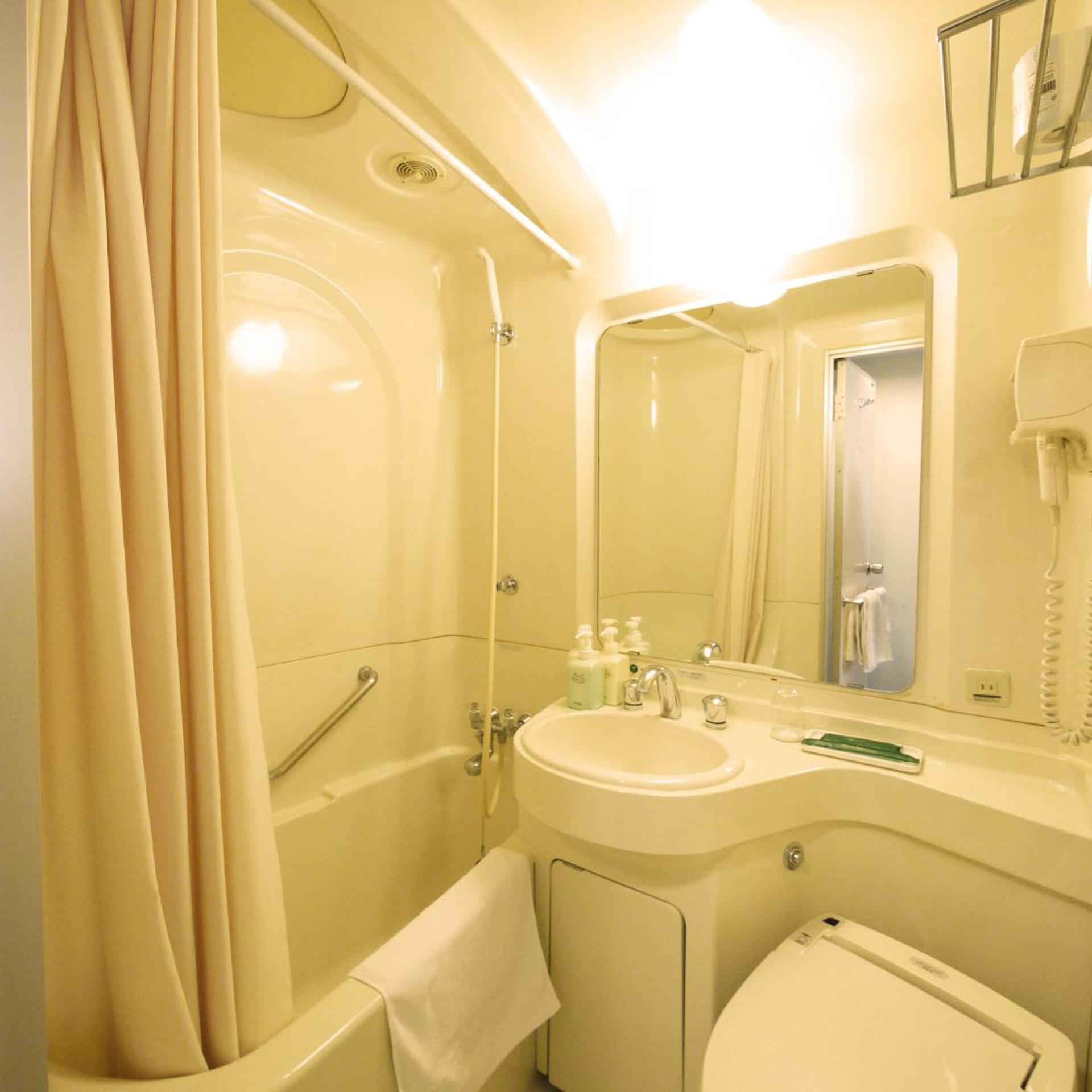 غرفة قياسية بسريرين منفصلين للمدخنين، Hotel Route Inn Yanagawa Ekimae 3/4