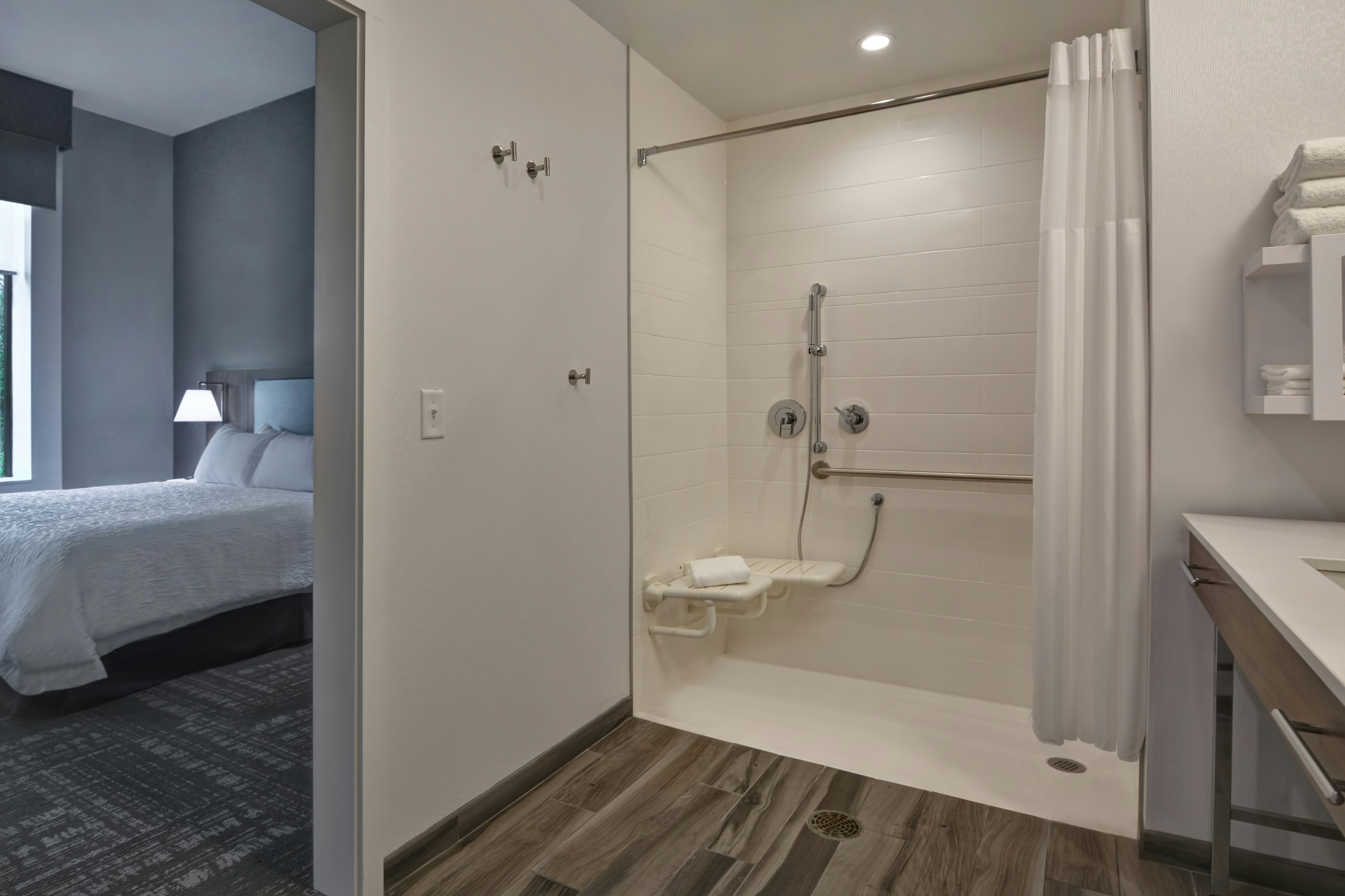 غرفة بسرير كينج لذوي الإعاقة، Hampton Inn Suites Tampa Riverview Brandon Fl 9/10