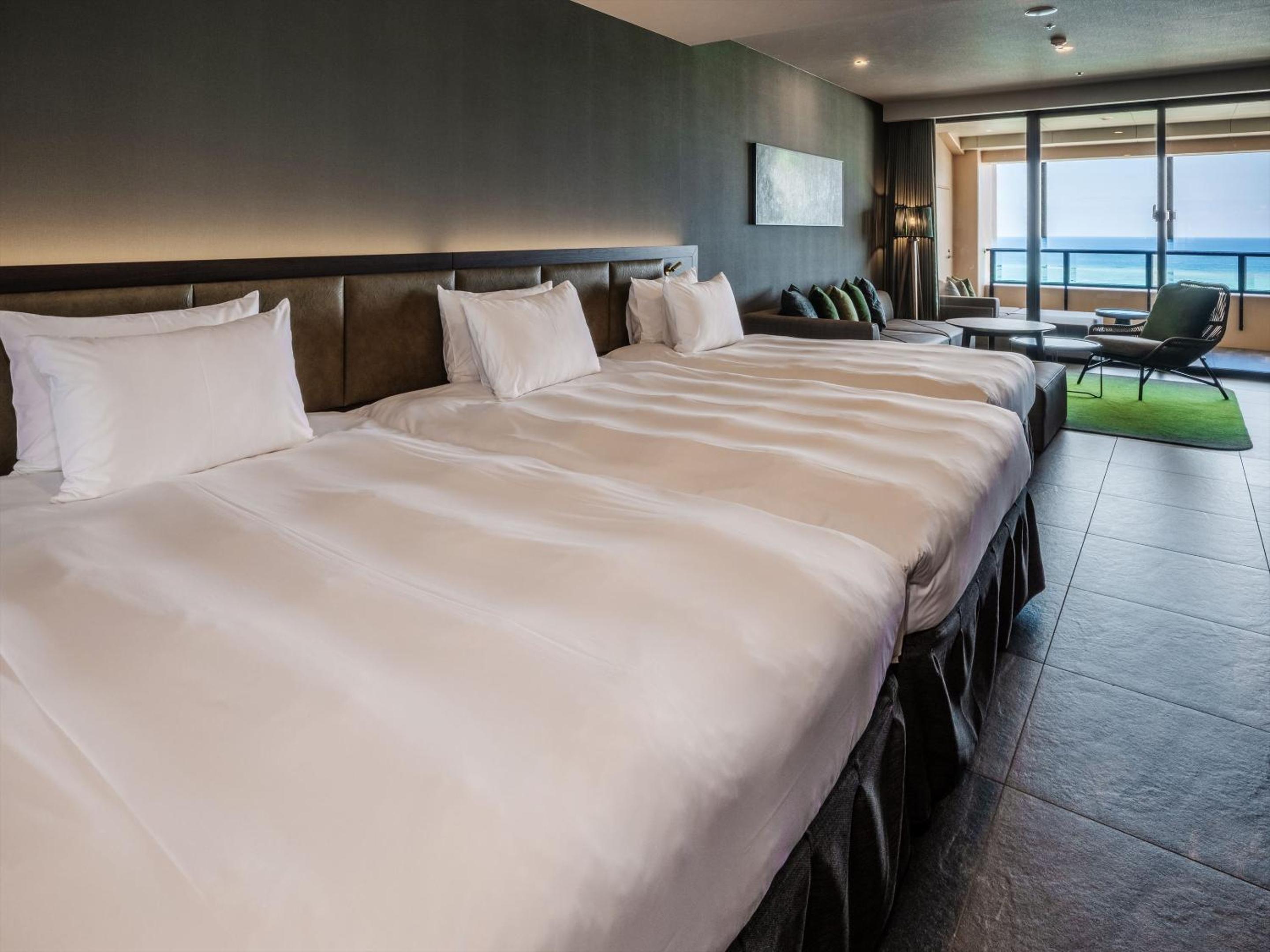 OCEAN, DELUXE, TWIN BEDS, TERRACE