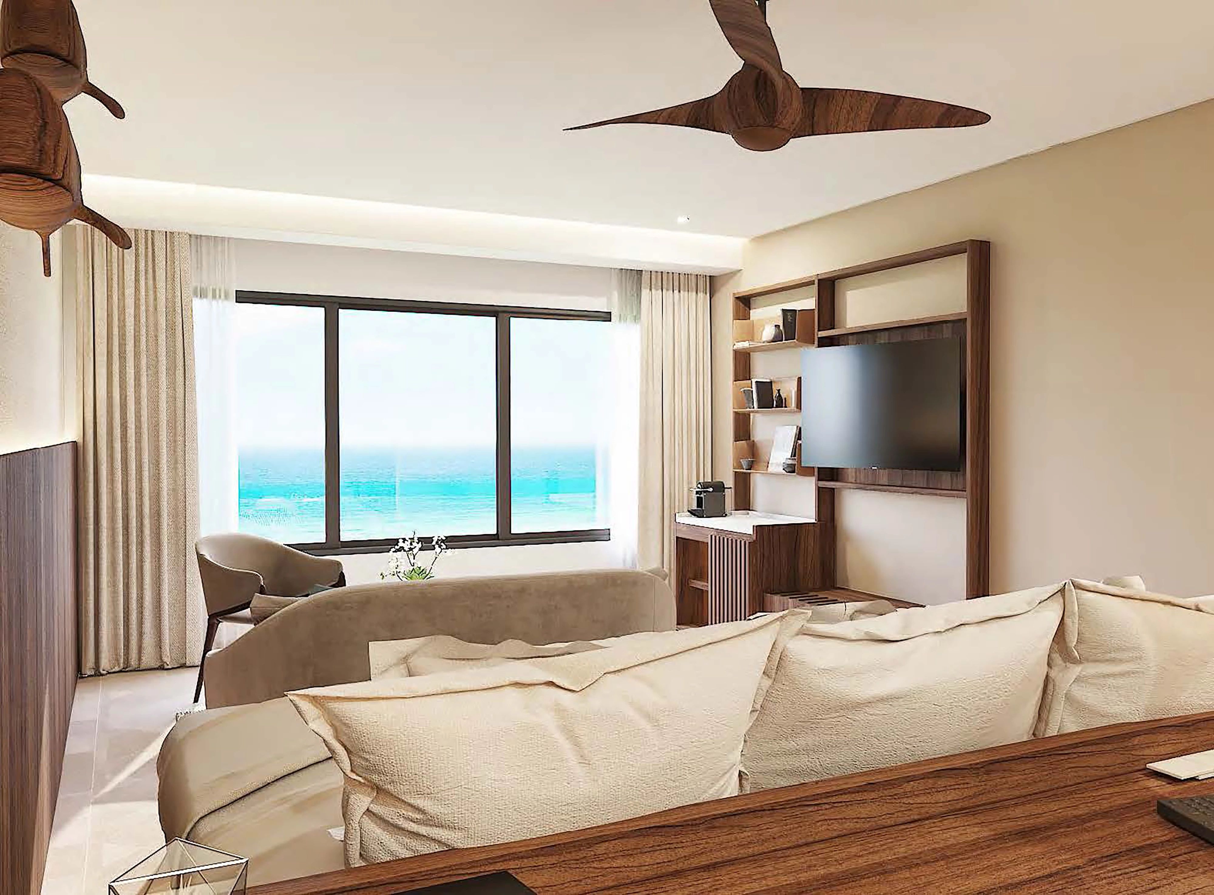 Junior Suite, Deluxe, King Bed, Ocean View