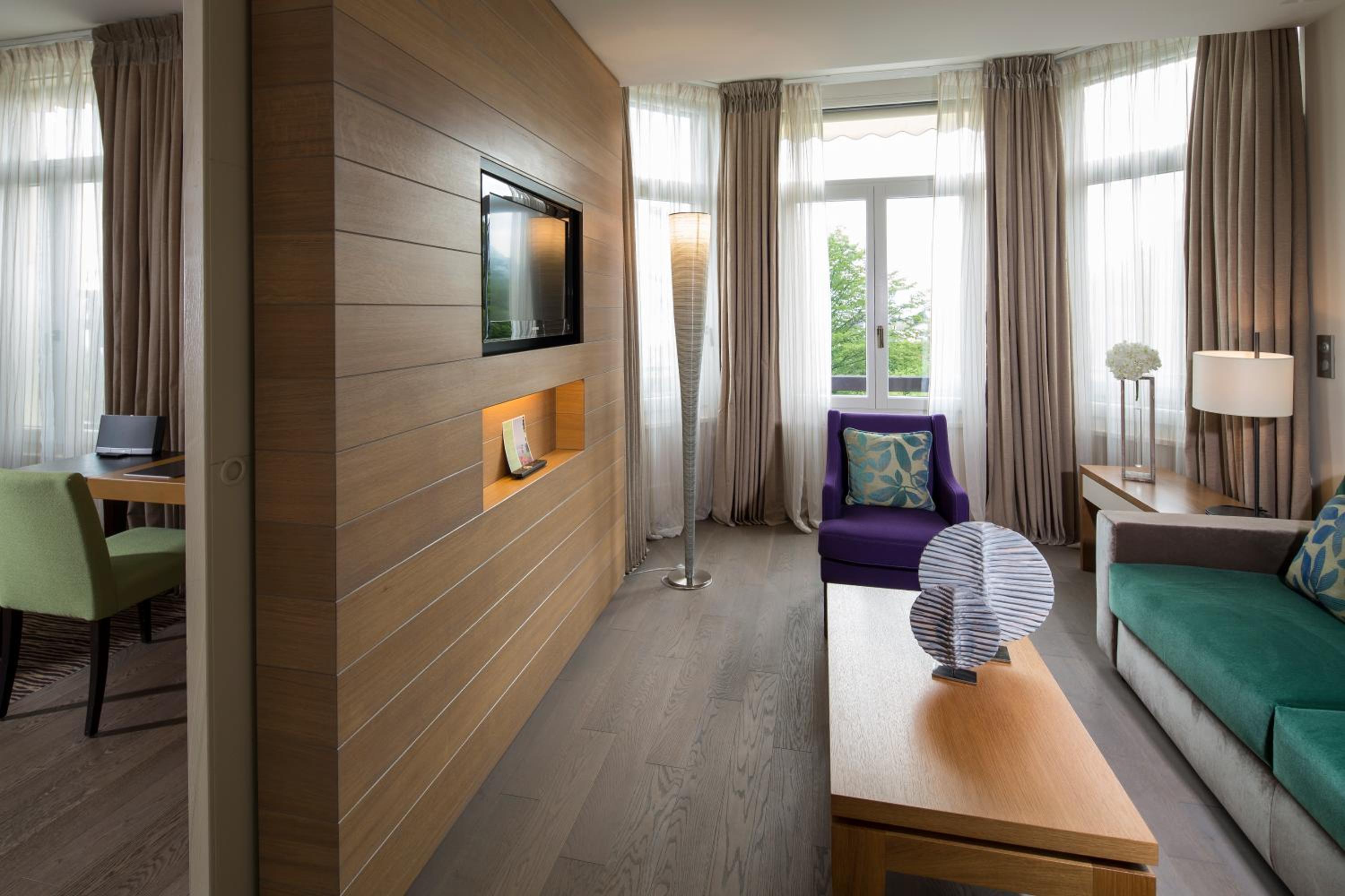 جناح بإطلالة على البحيرة، Hotel Ermitage Evian Resort 7/10