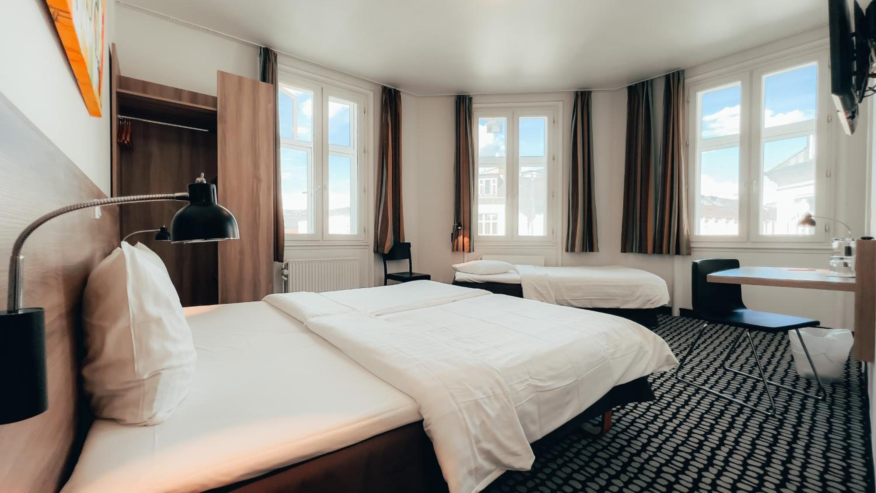 Good, Triple, 1 Double and 1 Single Bed