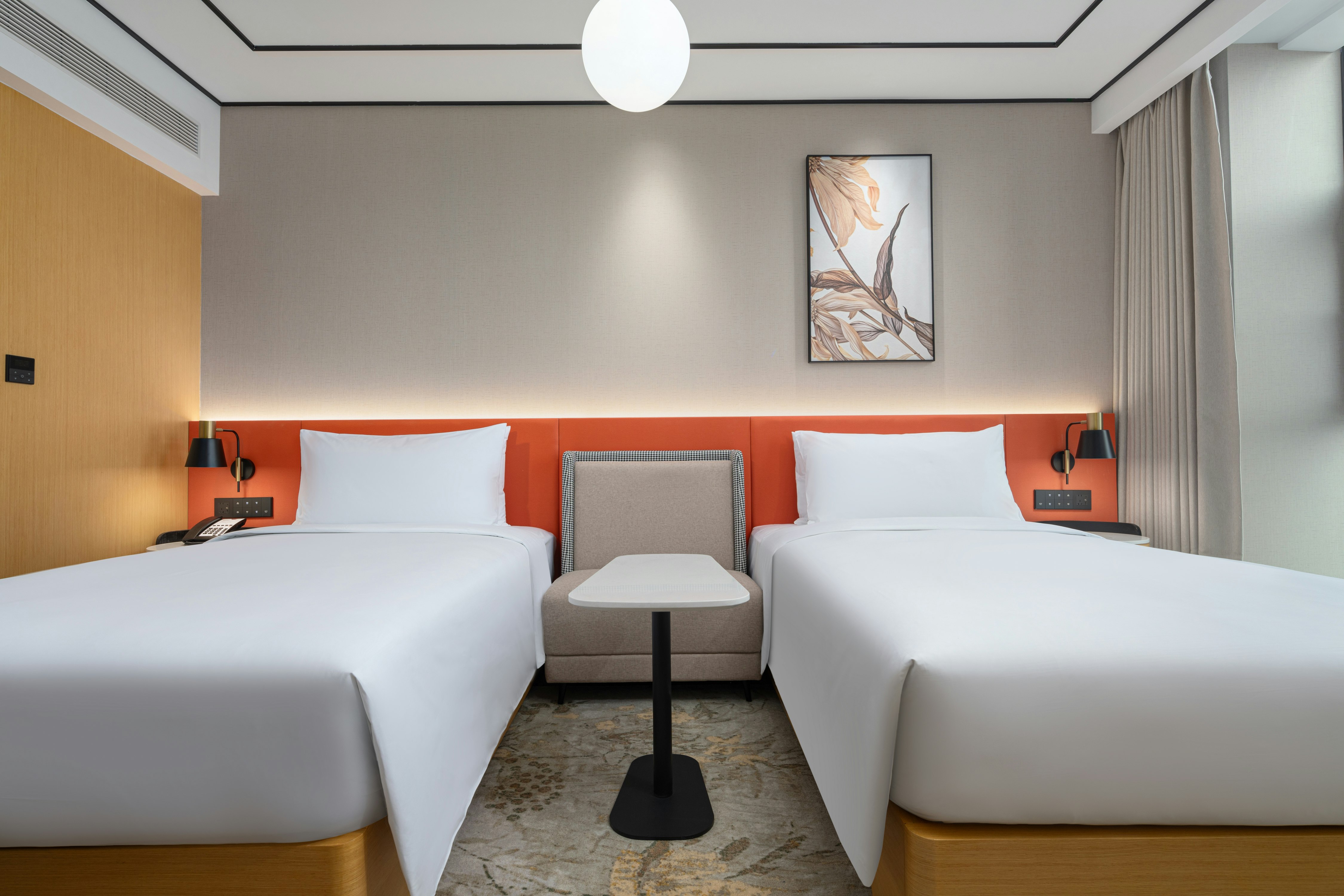 غرفة بسريرين منفصلين في طابق مرتفع، Hilton Garden Inn Beijing Huaxiang Tiantan Hospital 4/4