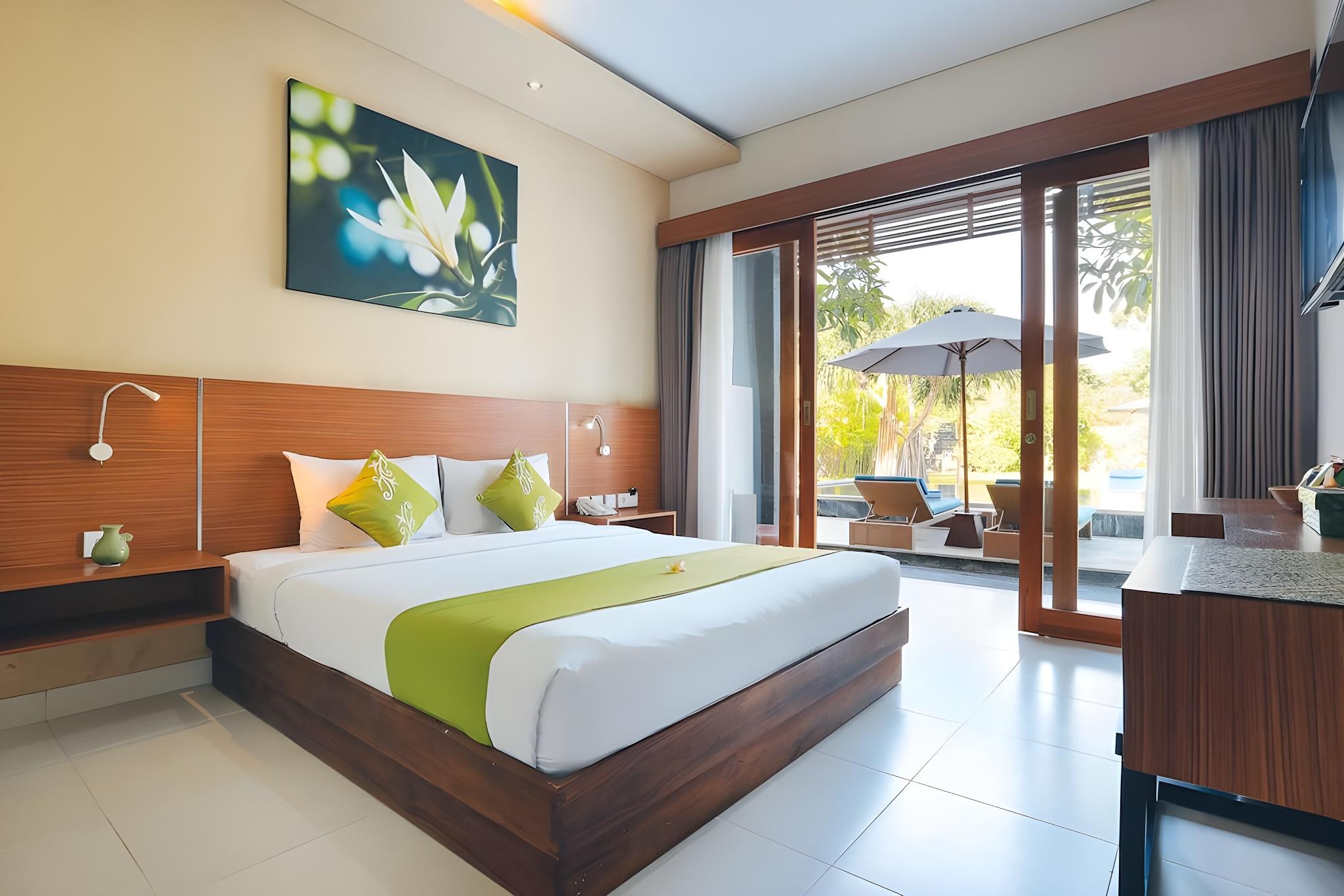 Deluxe, Double Bed, Pool Access