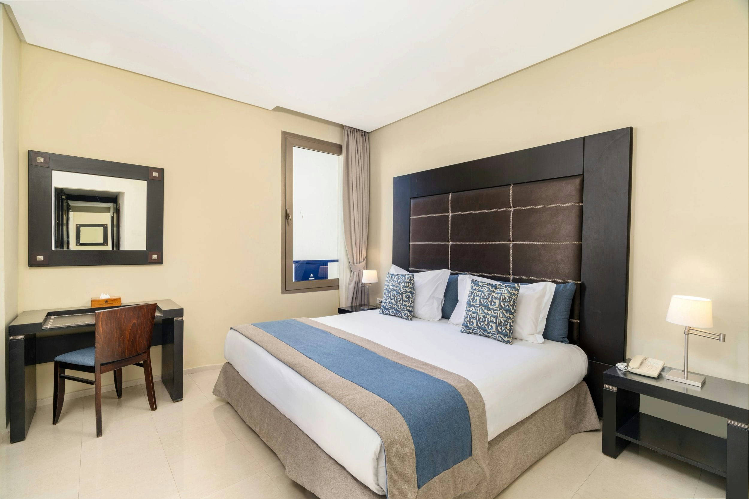 غرفة ديلوكس بسرير مزدوج بإطلالة على البحر، Atlas Essaouira Riad Resort 3/9