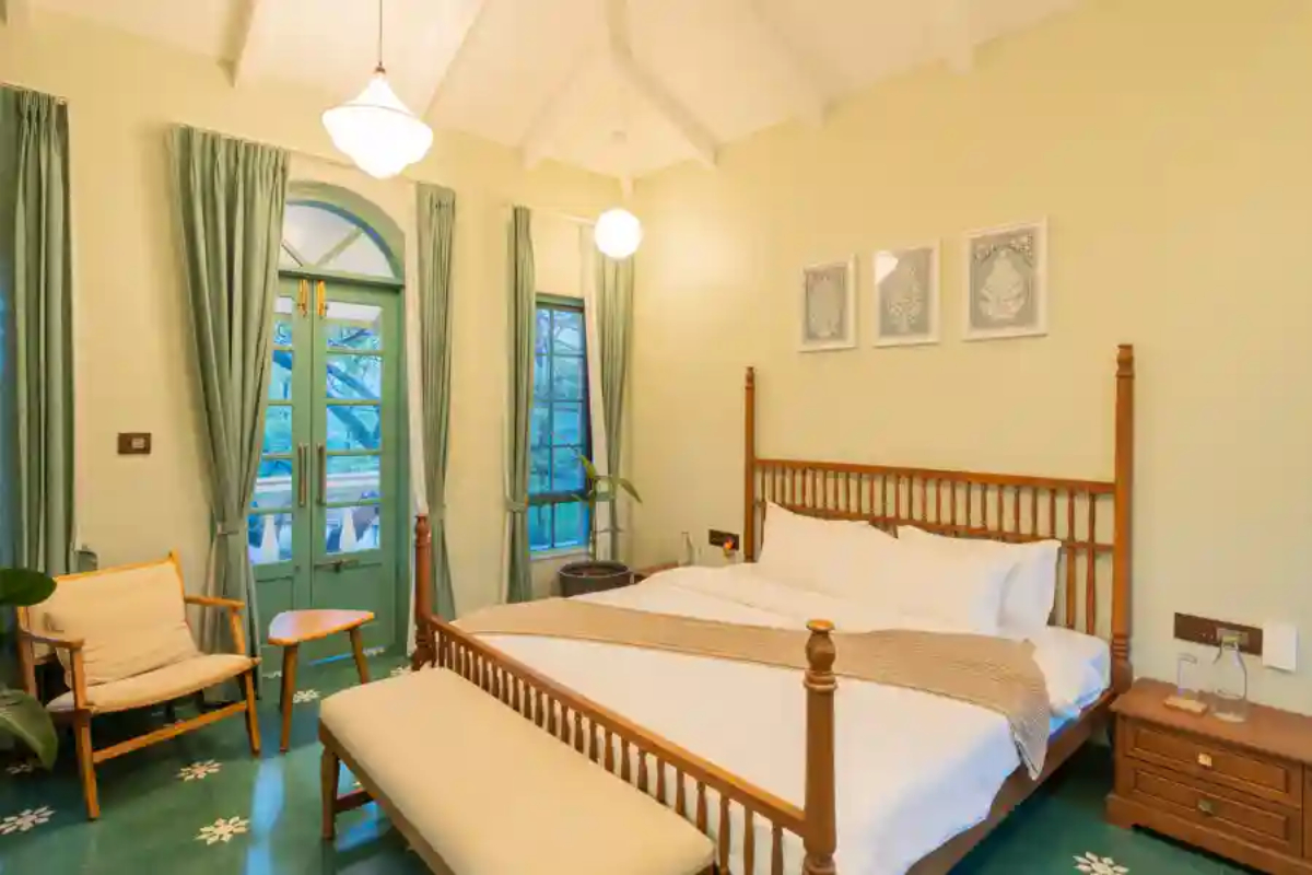 Room at ELIVAAS Villa Frienders 5 BHK Villa With Pvt Pool & Lift Near Popular Beaches, Assagao