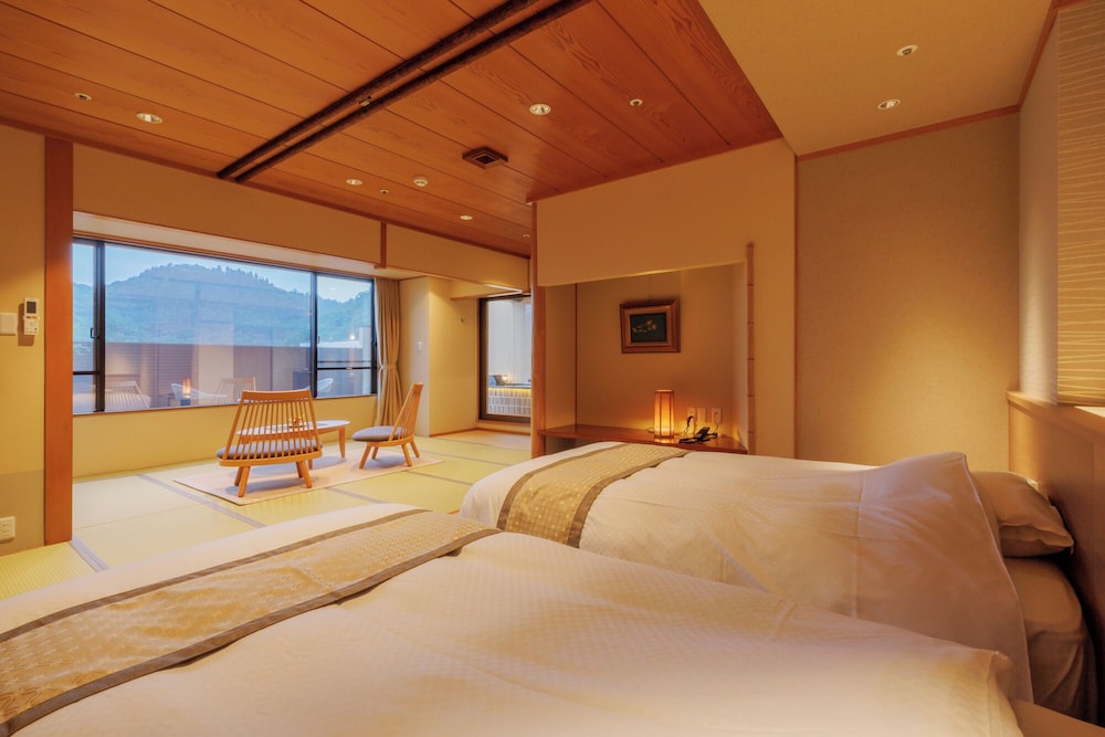 Japanese, Western, Roof Top, Scenic, Outdoor Bath, Terrace, Main Building