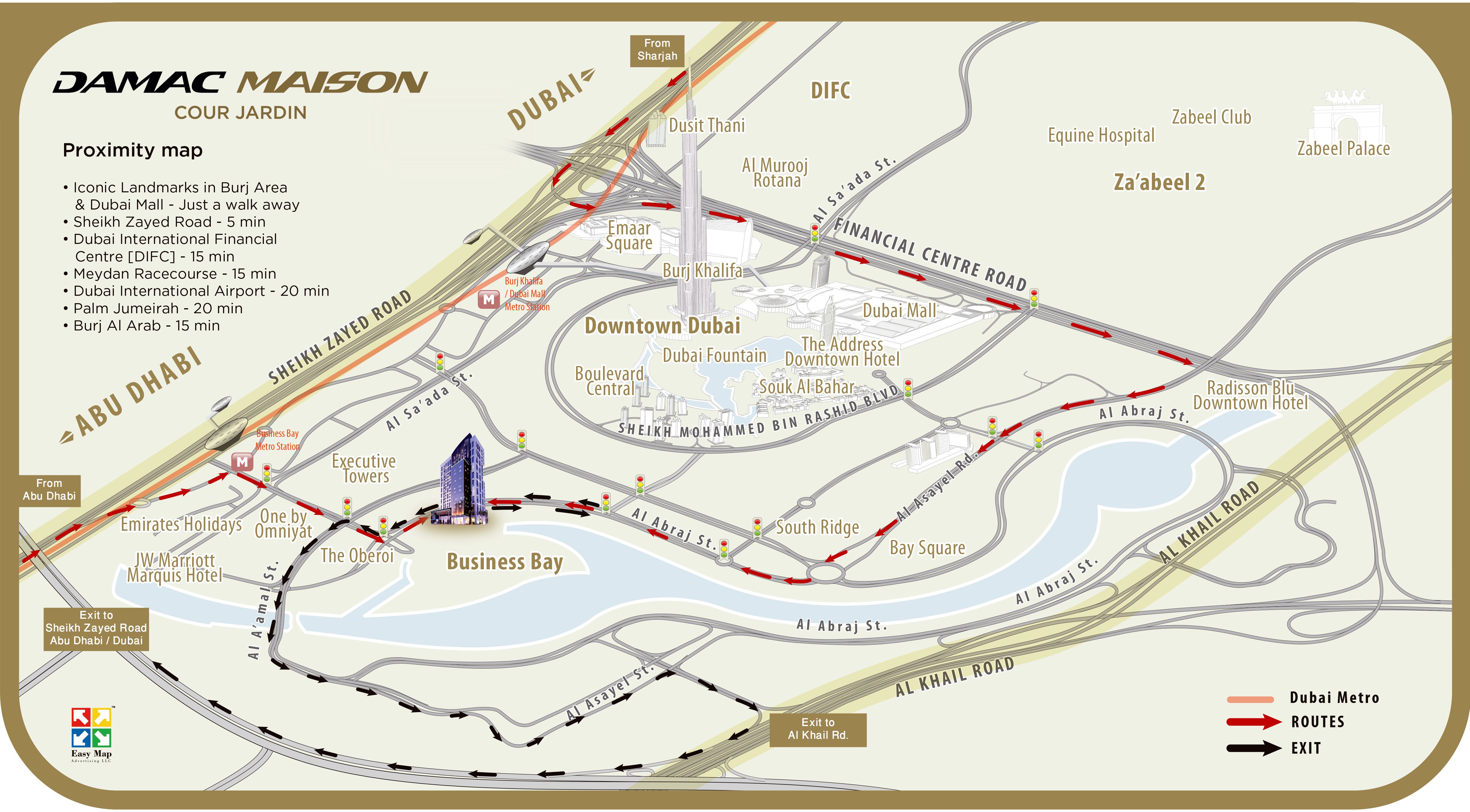DAMAC Maison Cour Jardin 7/43