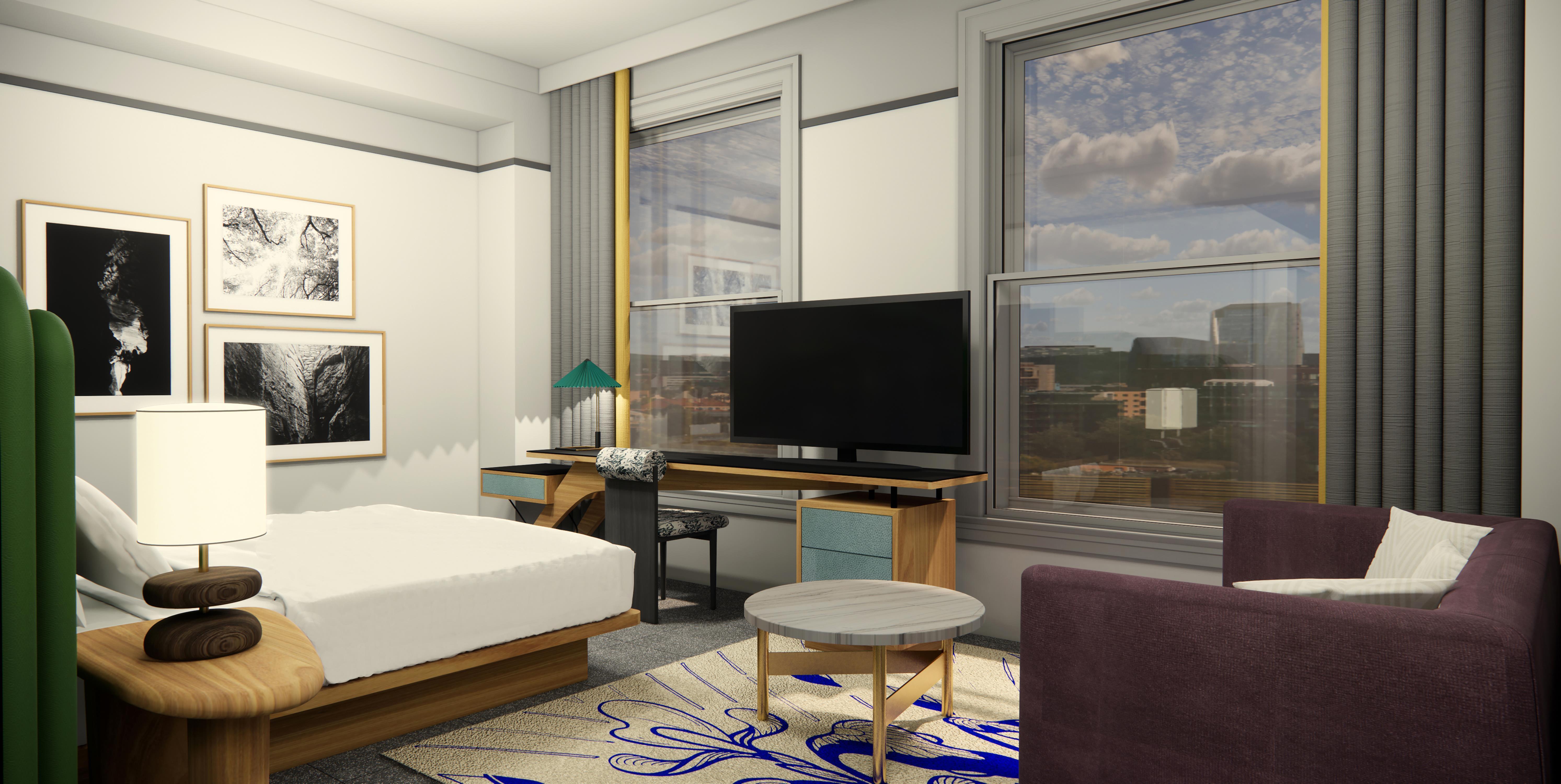 Guest Room, King Bed